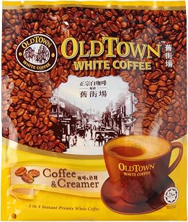 Malaysia Old Town White Coffee / 2 In 1 Coffee & Creamer / Great Taste, Full Body White Coffee Minus The Sugar / Great Choice For The Health Conscious / 15s x 25g
