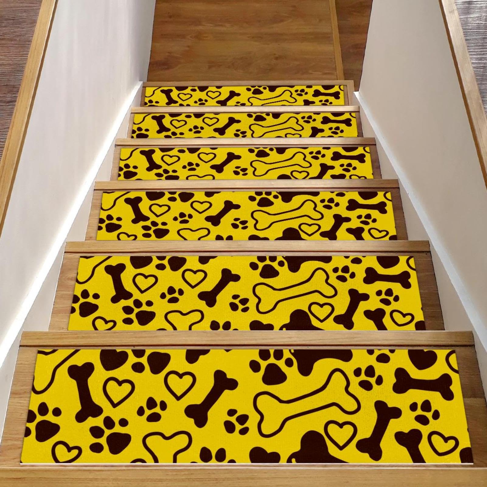 Almohadillas antideslizantes para peldaños de escalera con reverso de máxima fijación