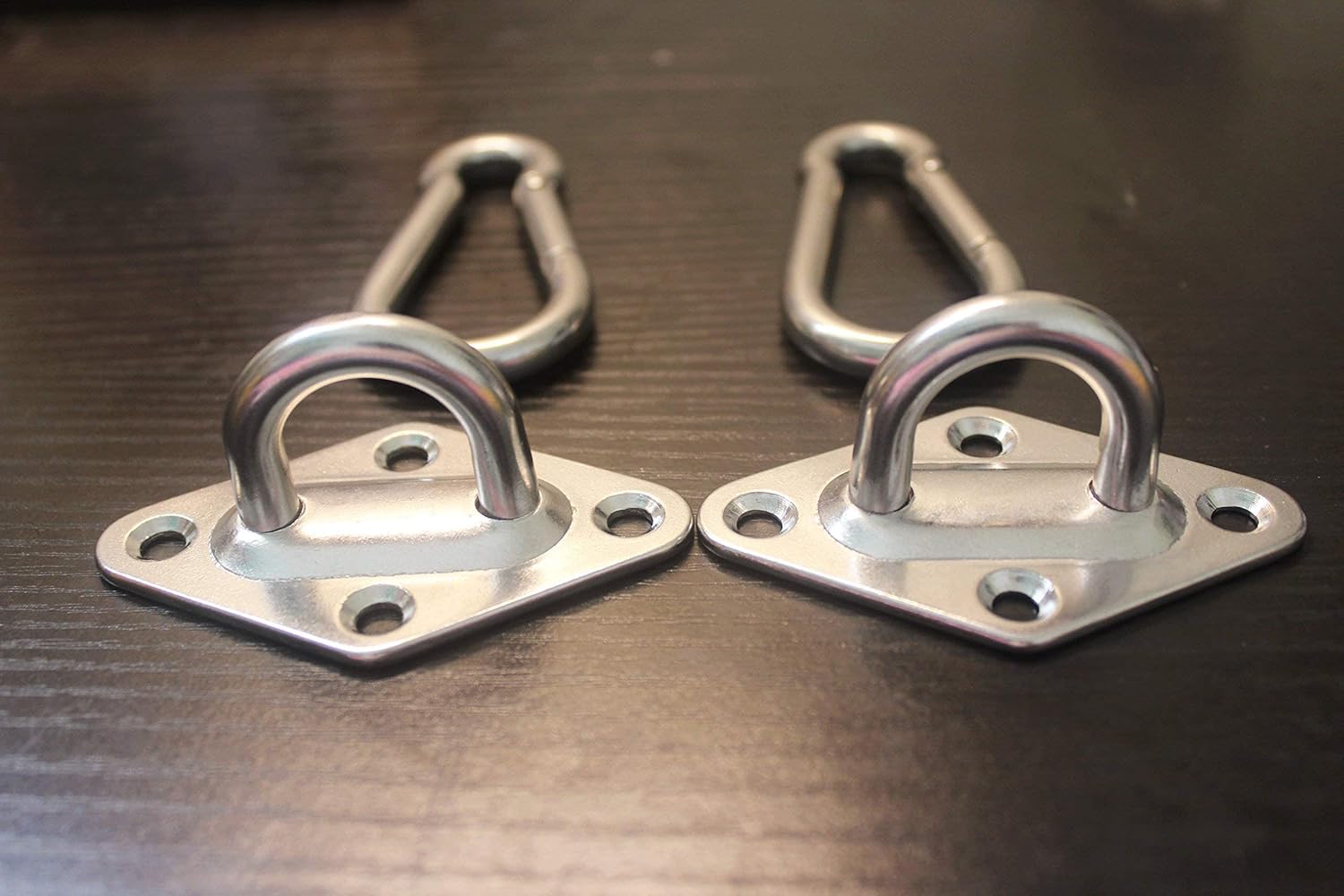 MHMYDZ 1000 lb Capacity Heavy Duty Hammock Hanging kit Ultra Durable Hooks Carabiners for Hammock Stand Hammocks Swing Chair,Multiple Indoor Outdoor Suspension Ceiling Hooks - Image 3