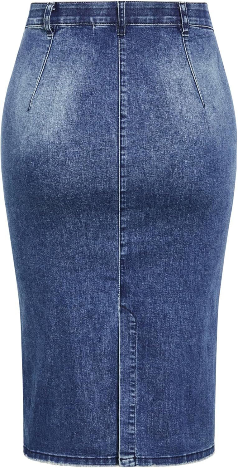 Avenue Women's Plus Size Blake Fitted Stretch Skirt