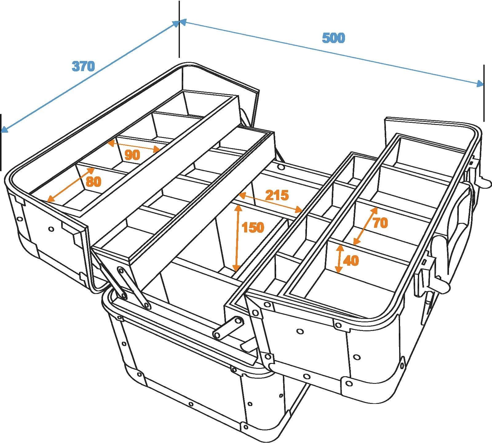 Caso bandeja universal AM-1, bk