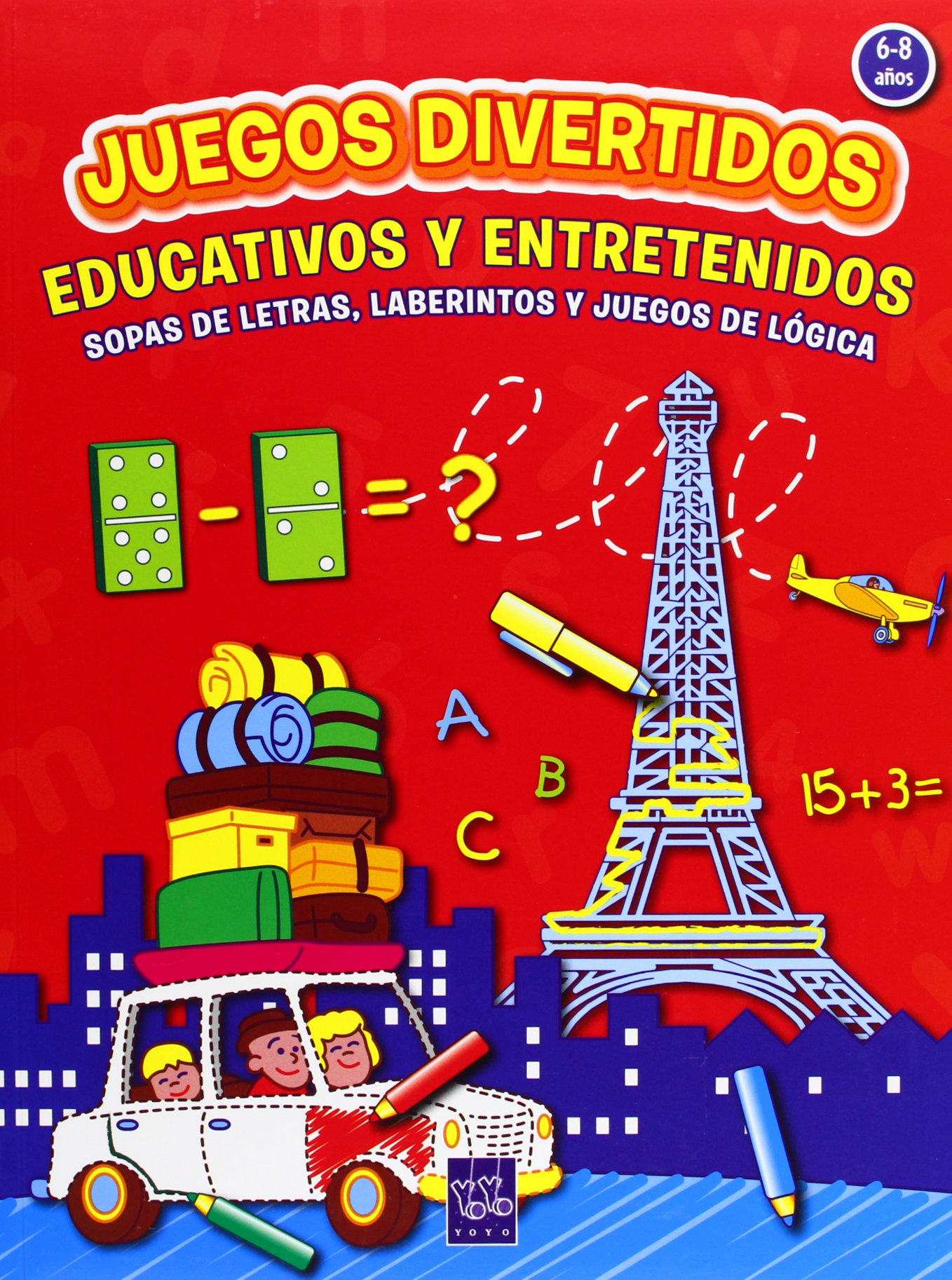 Juegos divertidos educativos y entretenidos: Sopa de letras, laberintos y juegos de lógica (1001 actividades)
