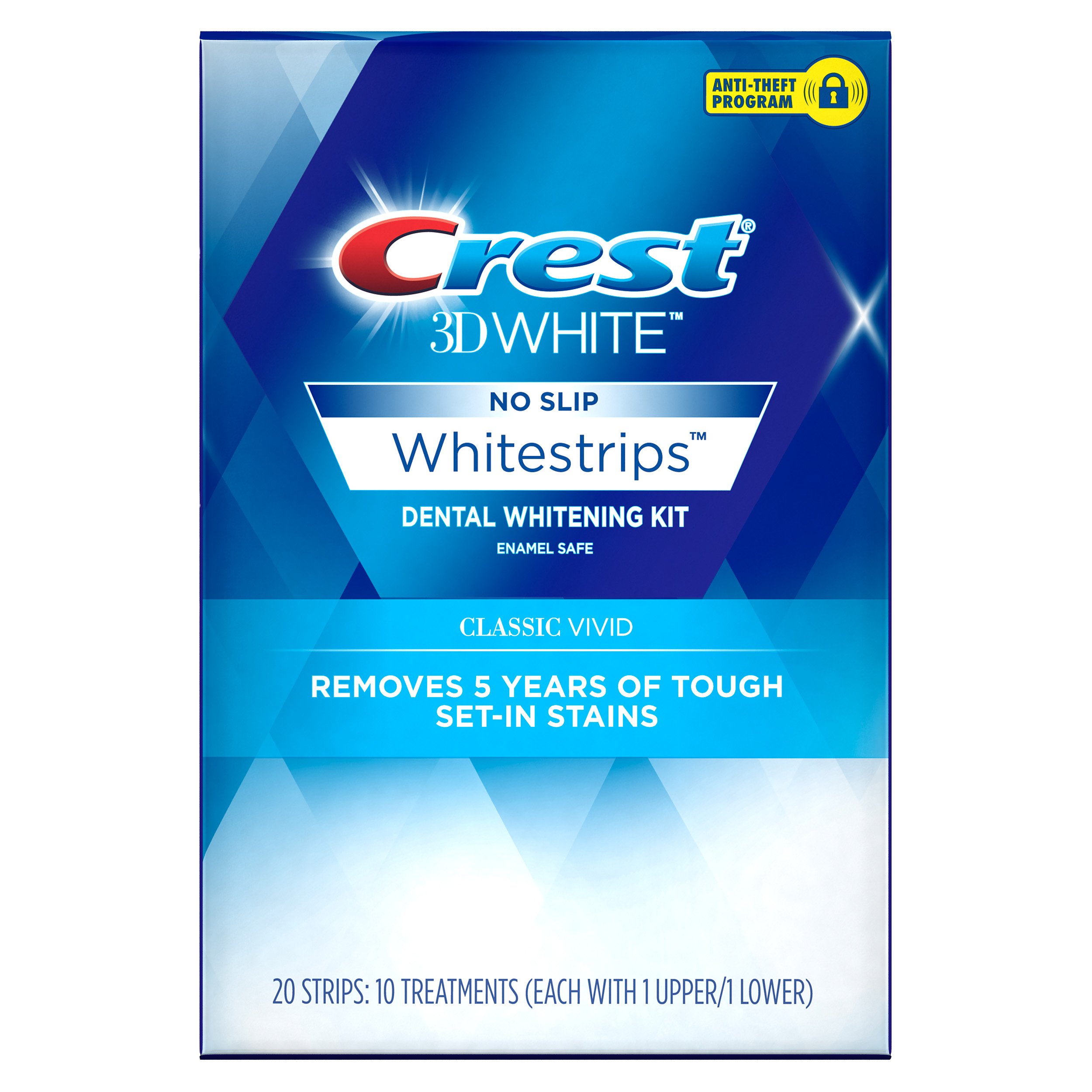 Crest 3D Classic Vivid Dental Whitening Kit with 10 Treatments