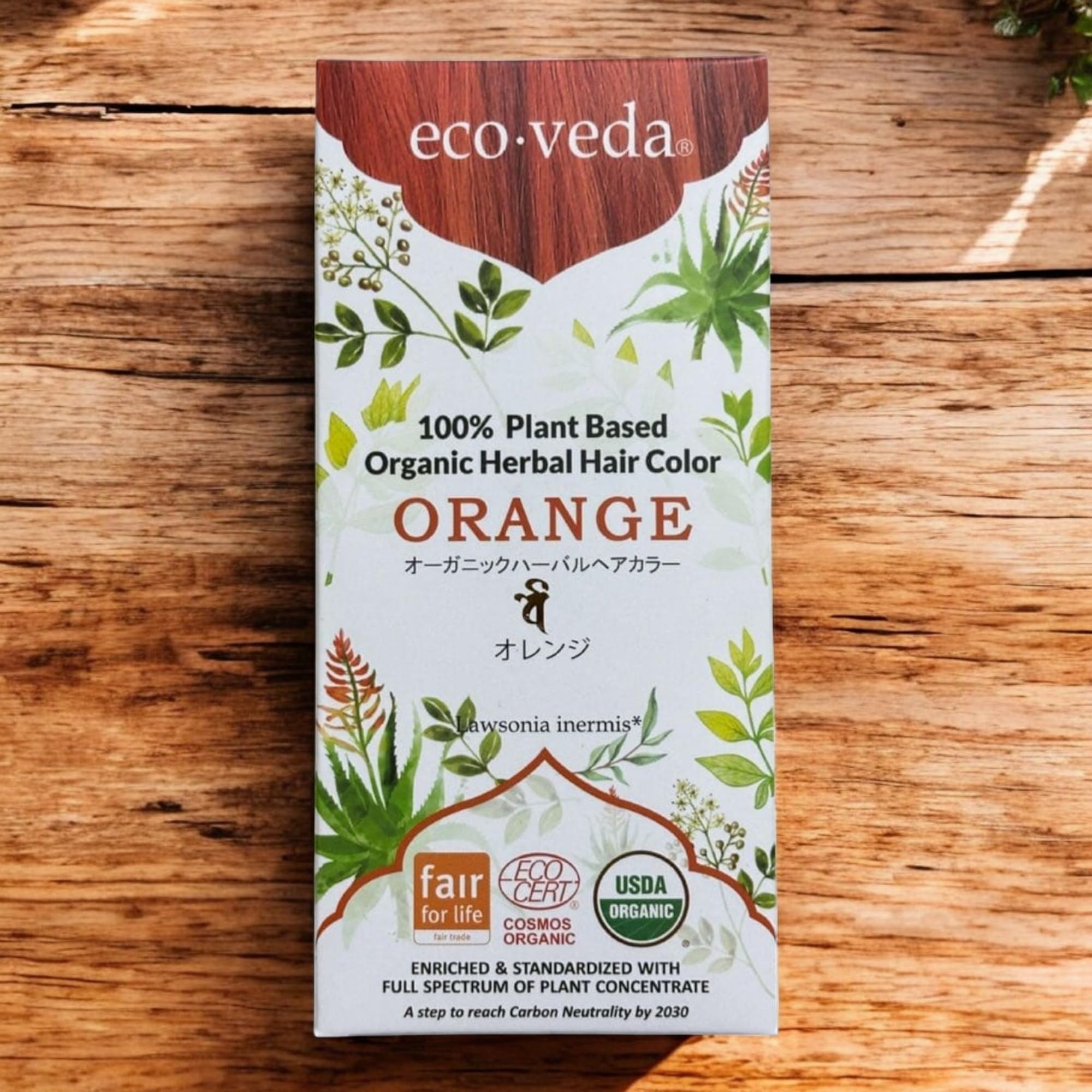 Amazon | エコヴェーダ ハーバルヘアカラーヘナ オレンジ 100g | ノー