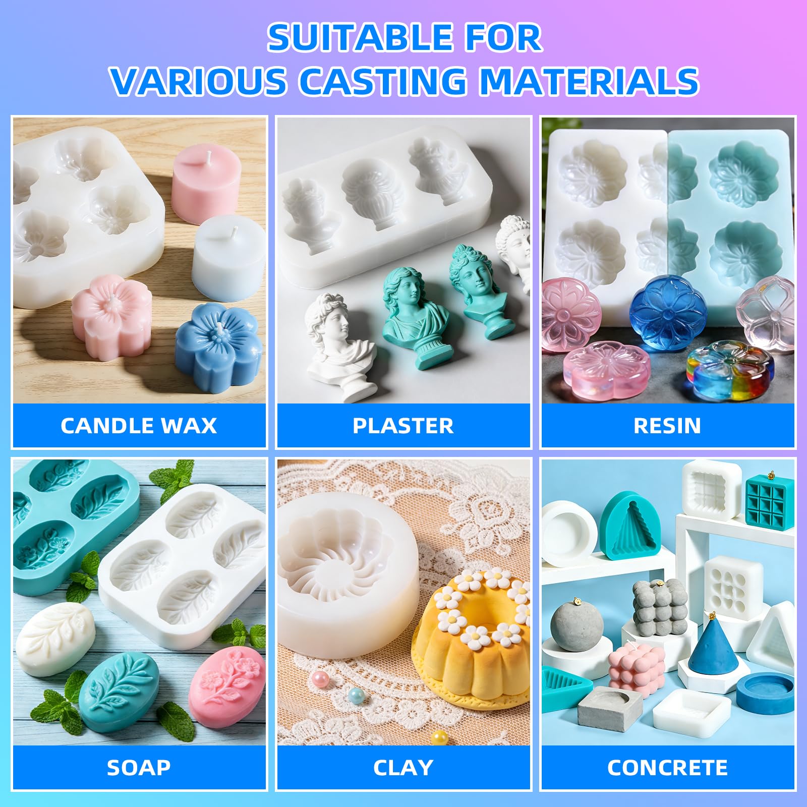 Set Di 20 Pezzi Tunnel Per Piercing In Silicone Nero Morbido/duro