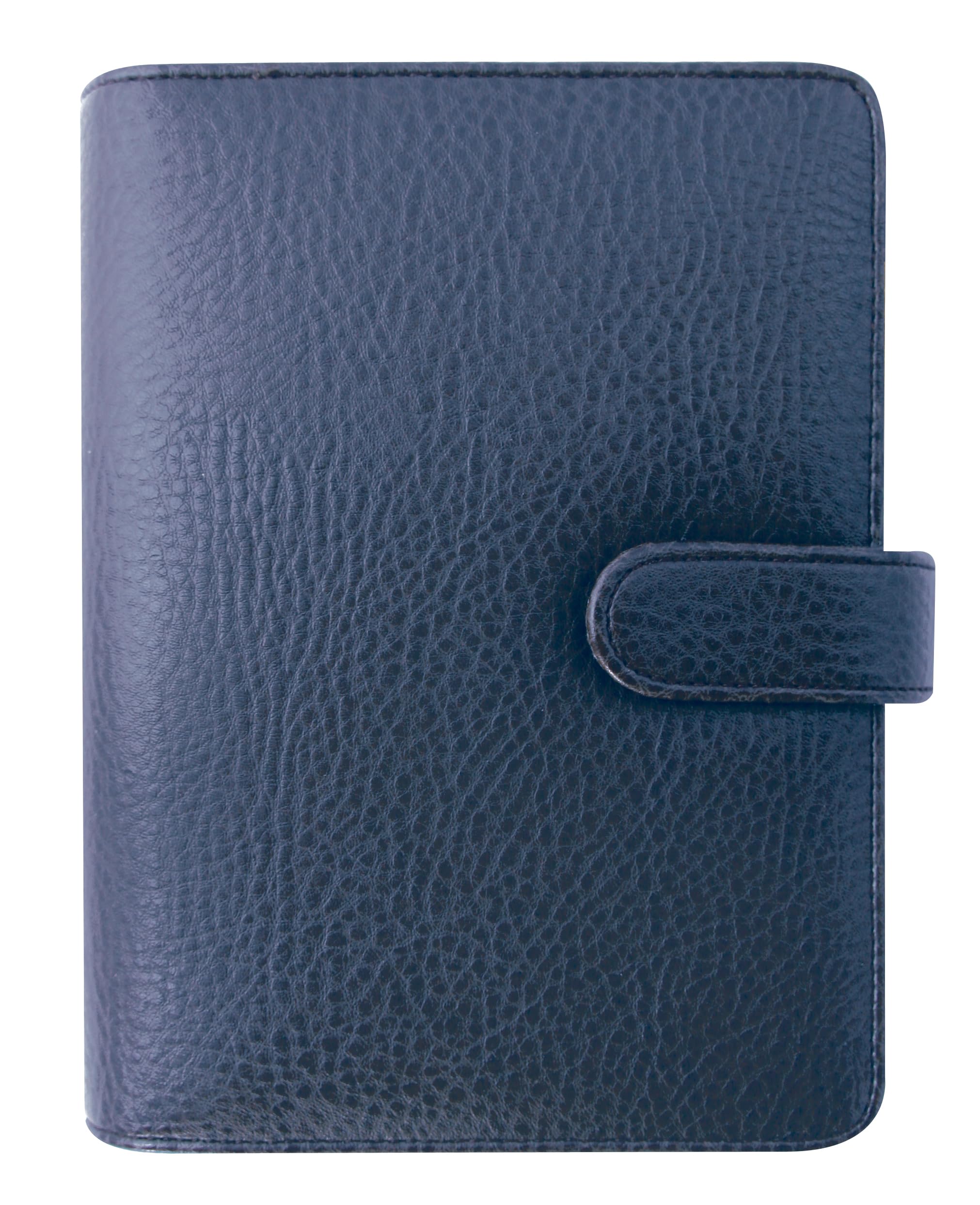 Exacompta Exatime 17 Baltique - Agenda flip (1 semana en 2 páginas, cuero ecológico), color azul