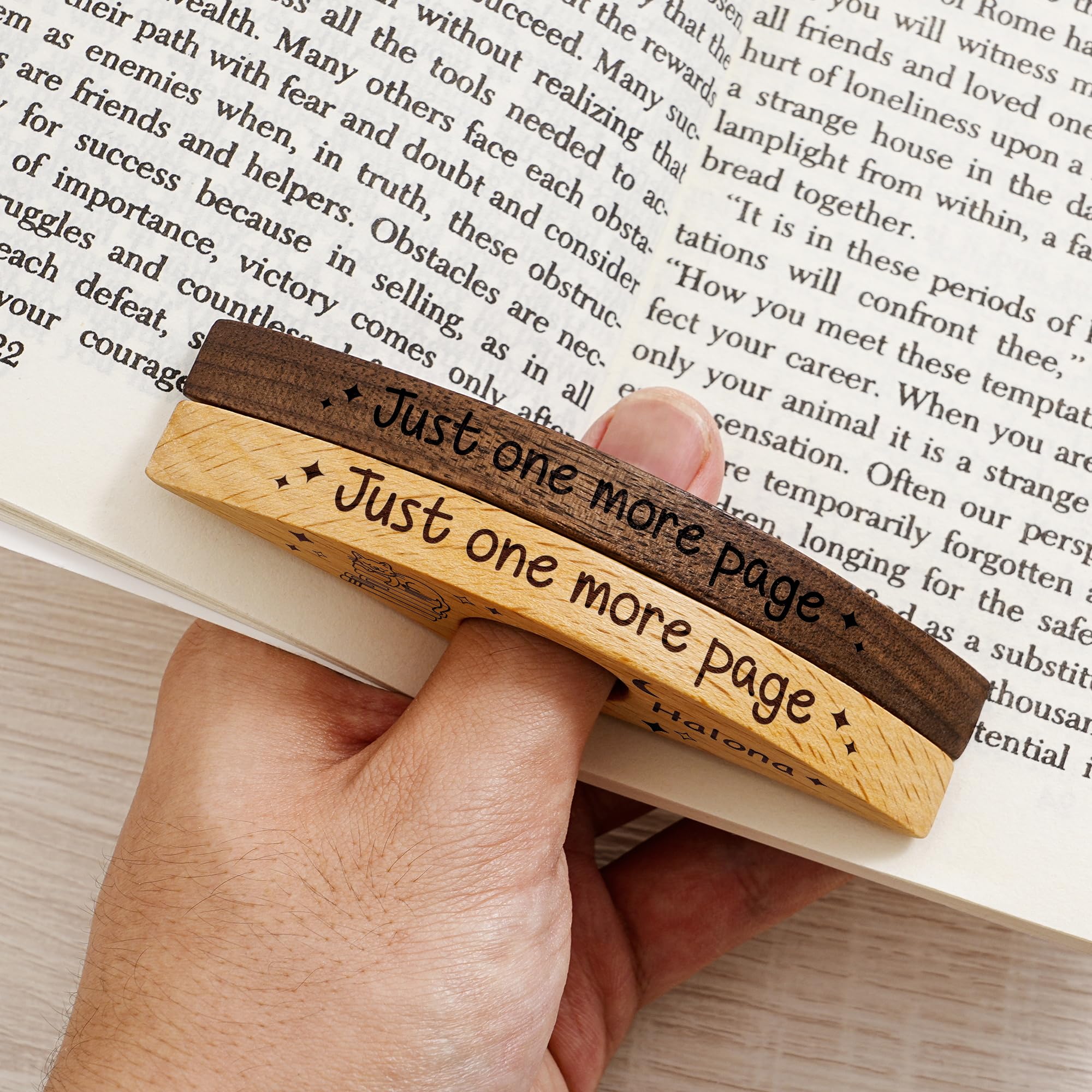 Personalized Thumb Book Page Holder, Custom Page Holder, Reading Bookish Accessories Gift for Teachers Book Lovers