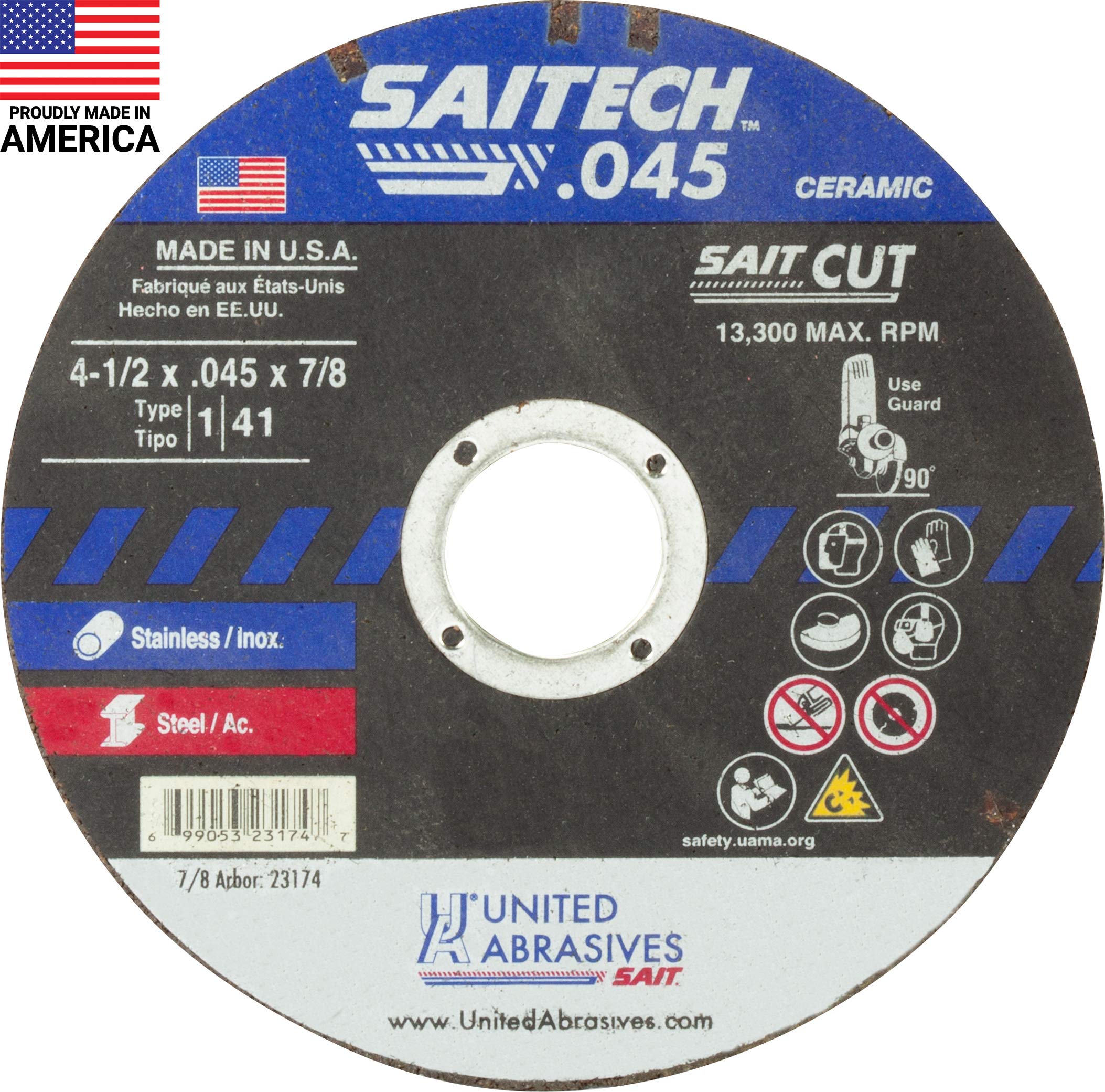 Amazon.com: United Abrasives-SAIT 23174 Saitech™ High