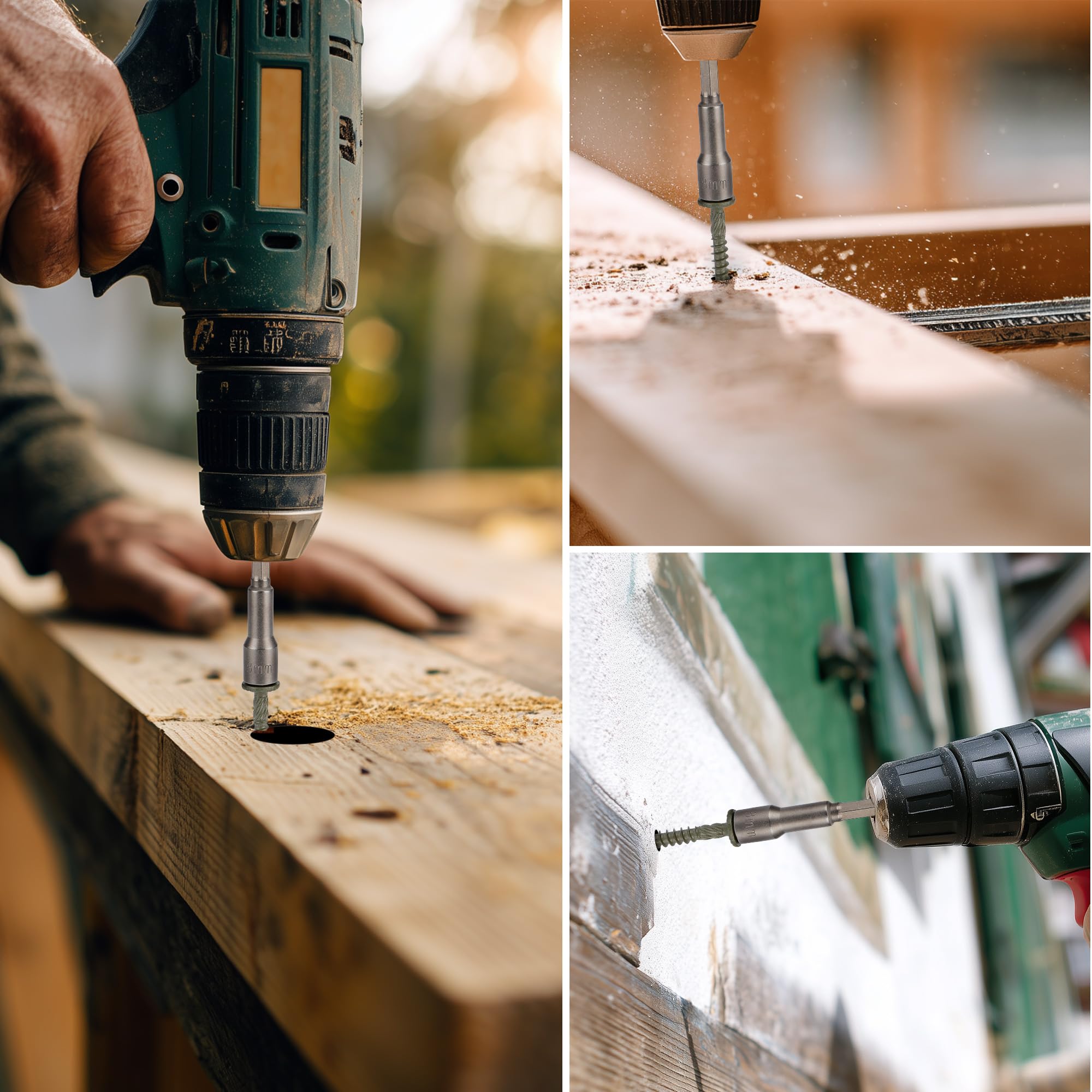 Heavy Duty Wood Screws - Lag Screws for Outdoor Projects -6
