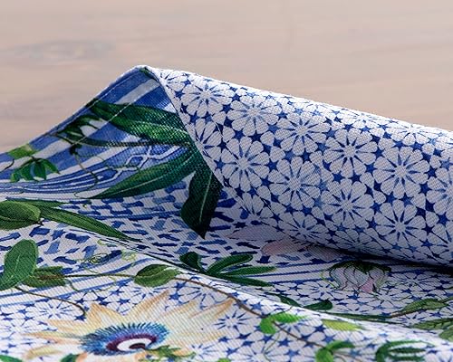 Miniatura 7 de Maison d' Hermine Juego de 4 manteles individuales 100% algodón, lavables, reutilizables, para decoración de cocina, comedor, fiesta, boda,