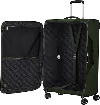 Samsonite Litebeam - Spinner L, Expandable Suitcase, 77 cm, 103/111 L, Green (Climbing Ivy)