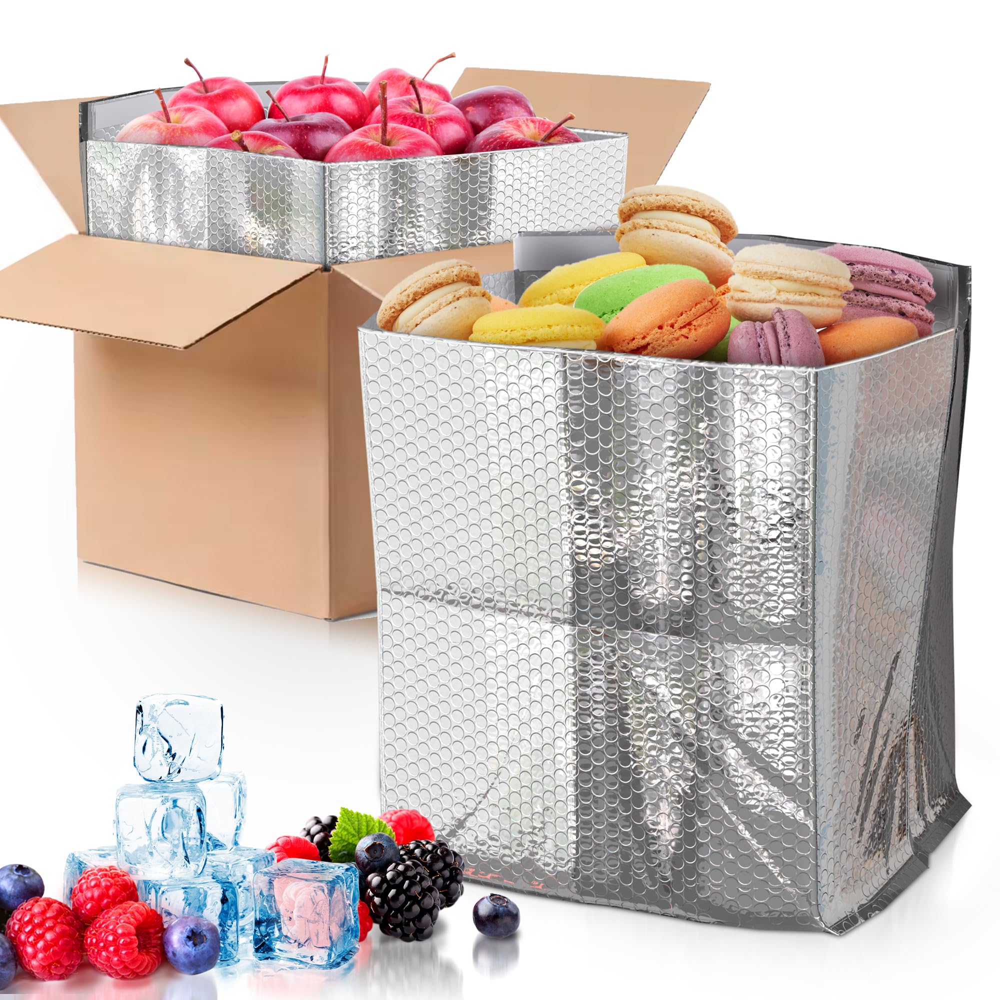 Amazon.com: ABC 50 Pack Double Layer Foil Insulated Box Liners 8 x 8 x 8 inches. Silver Shipping Boxes for Frozen Food, Odorless Insulated Containers. Leakproof Cold Shipping Boxes for Frozen Fish, Amazon.com: ABC 50 Pack Double Layer Foil Insulated Box Liners 8 x 8 x 8 inches. Silver Shipping Boxes for Frozen Food, Odorless Insulated Containers. Leakproof Cold Shipping Boxes for Frozen Fish,