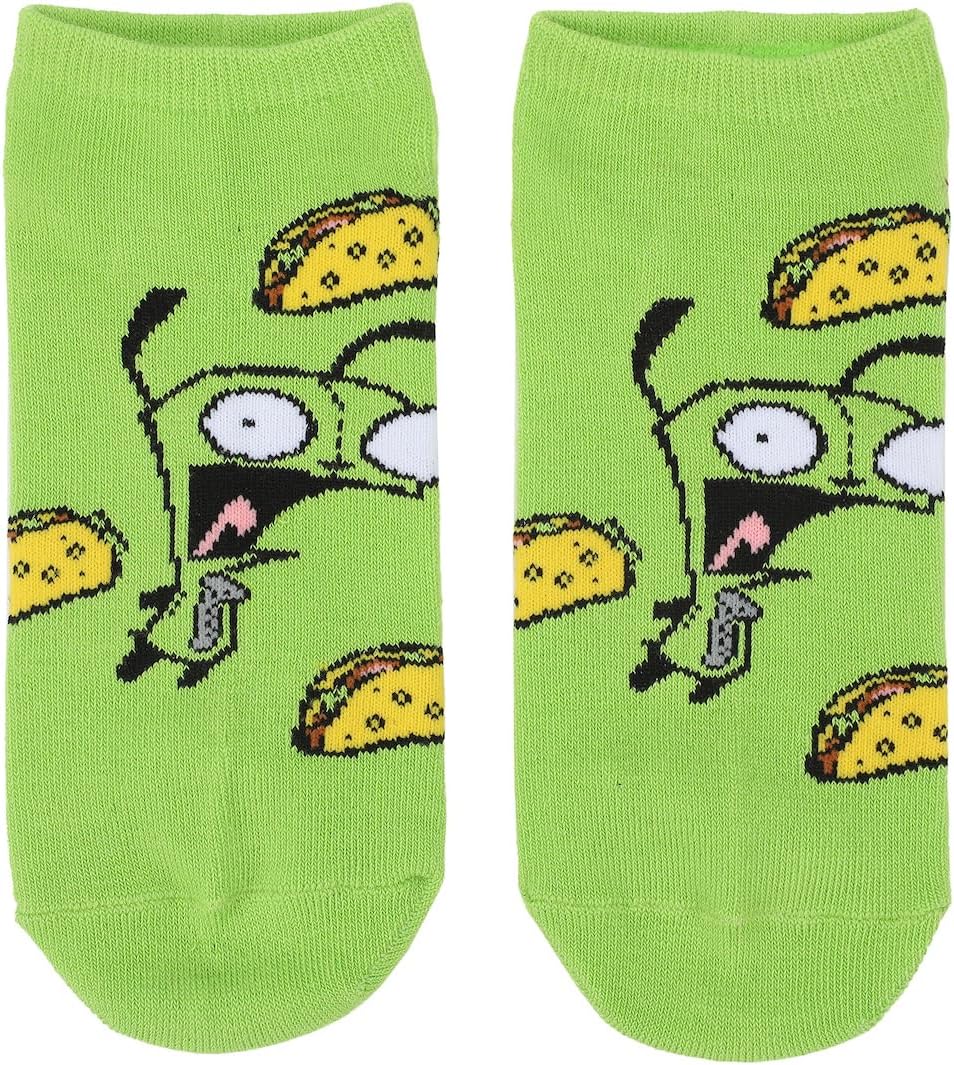 Bioworld Invader Zim 5-Pack Womens Ankle Socks