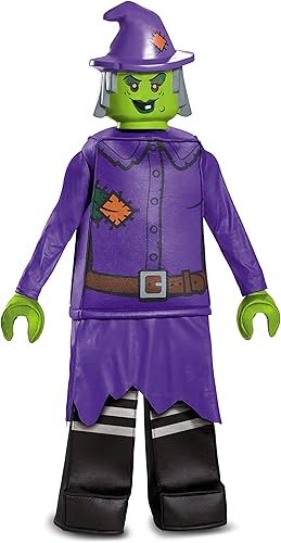 Miniatura 3 de Disguise Disfraz de Lego Witch Prestige, morado, pequeño (4-6)