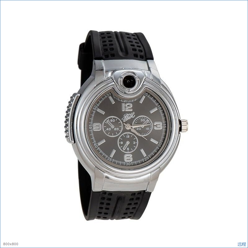 Encendedor Creativo 2-en-1 con Función Reloj Negro miniatura 7