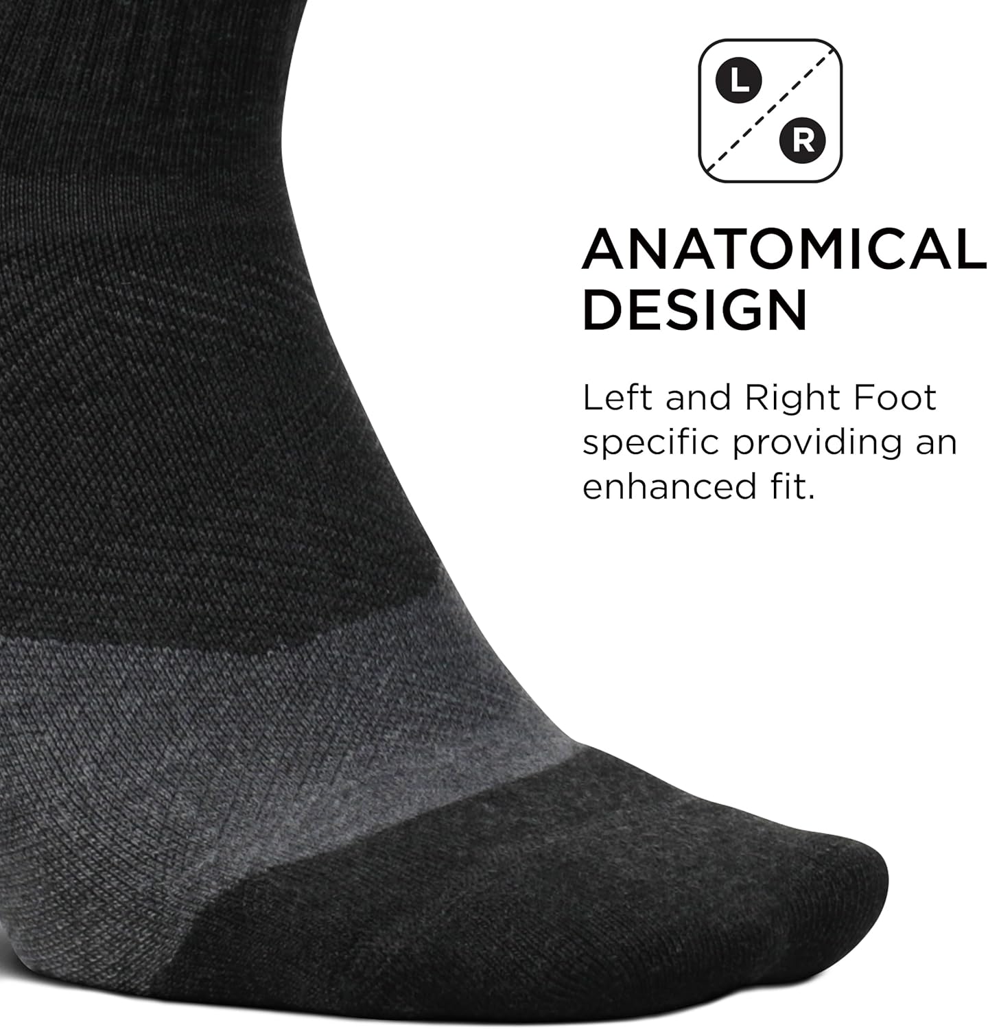 Feetures Trail Max Cushion Mini Crew Sock - Hiking Socks for Men & Women - Image 4