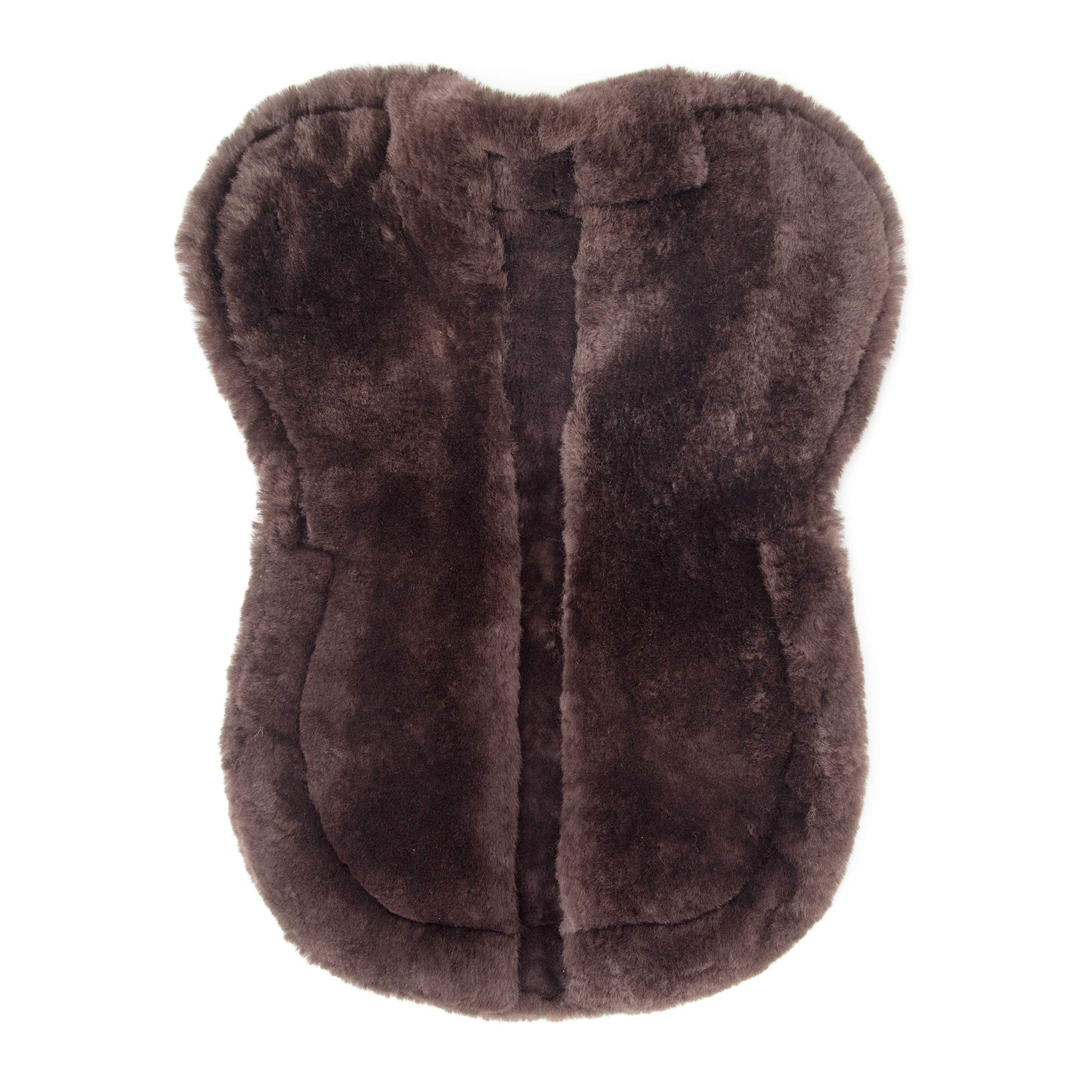 Lambskin Half pad - Cuscino da sella in pelliccia di agnello Marrone (M)
