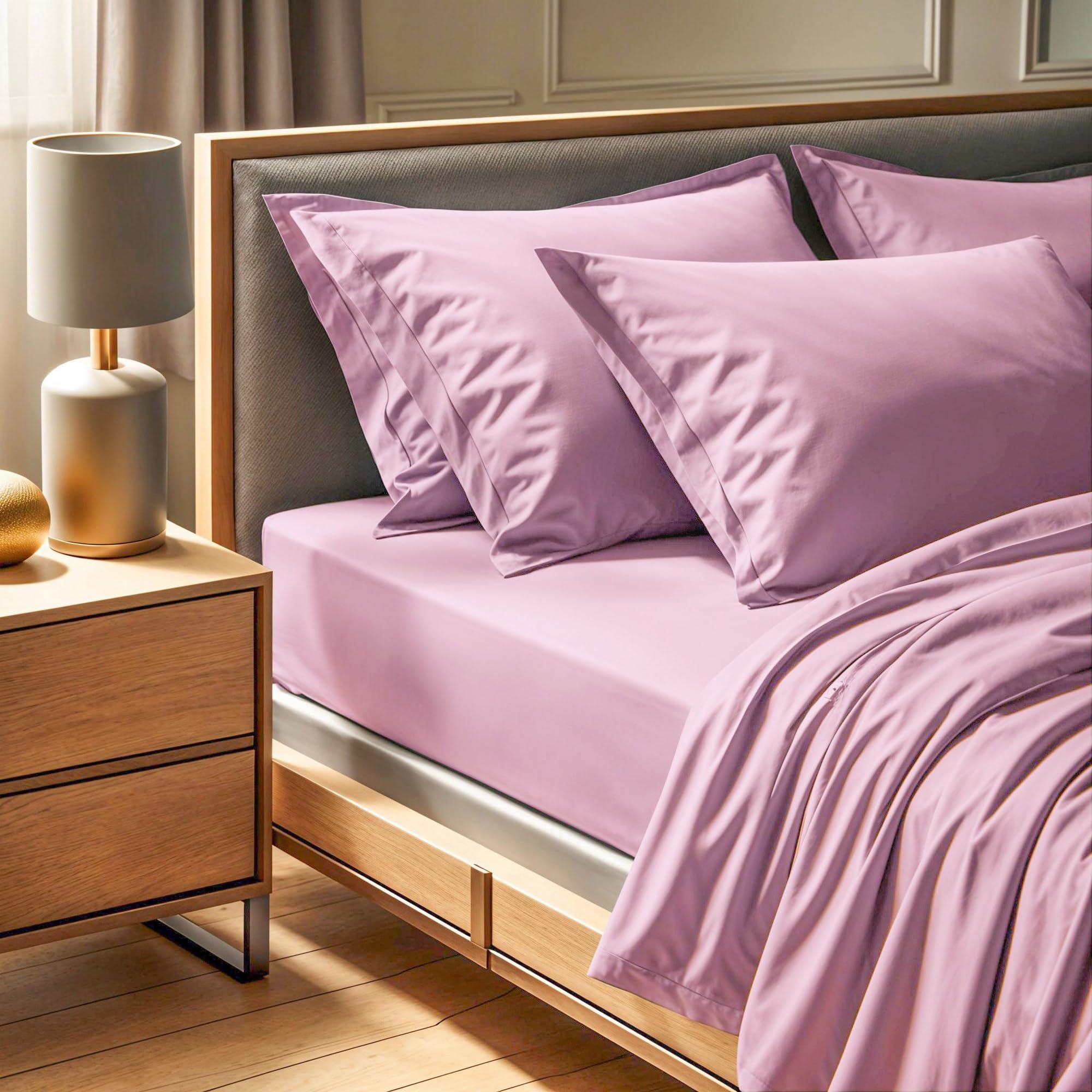 Premium Ranforce Double XL Fitted Sheet (140 x 200 + 30 cm) in 