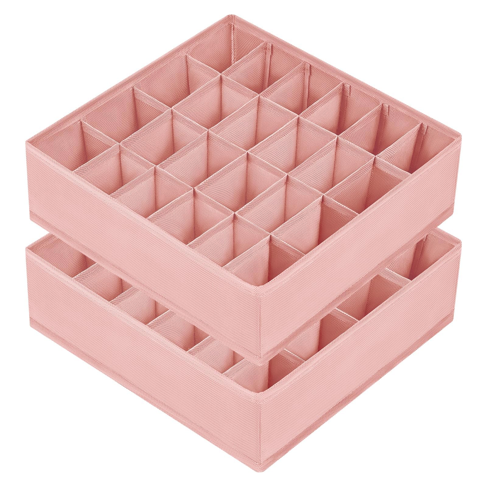 DIMJ Sock Organizer Drawer Dividers, 2 Pack Underwear Organiser