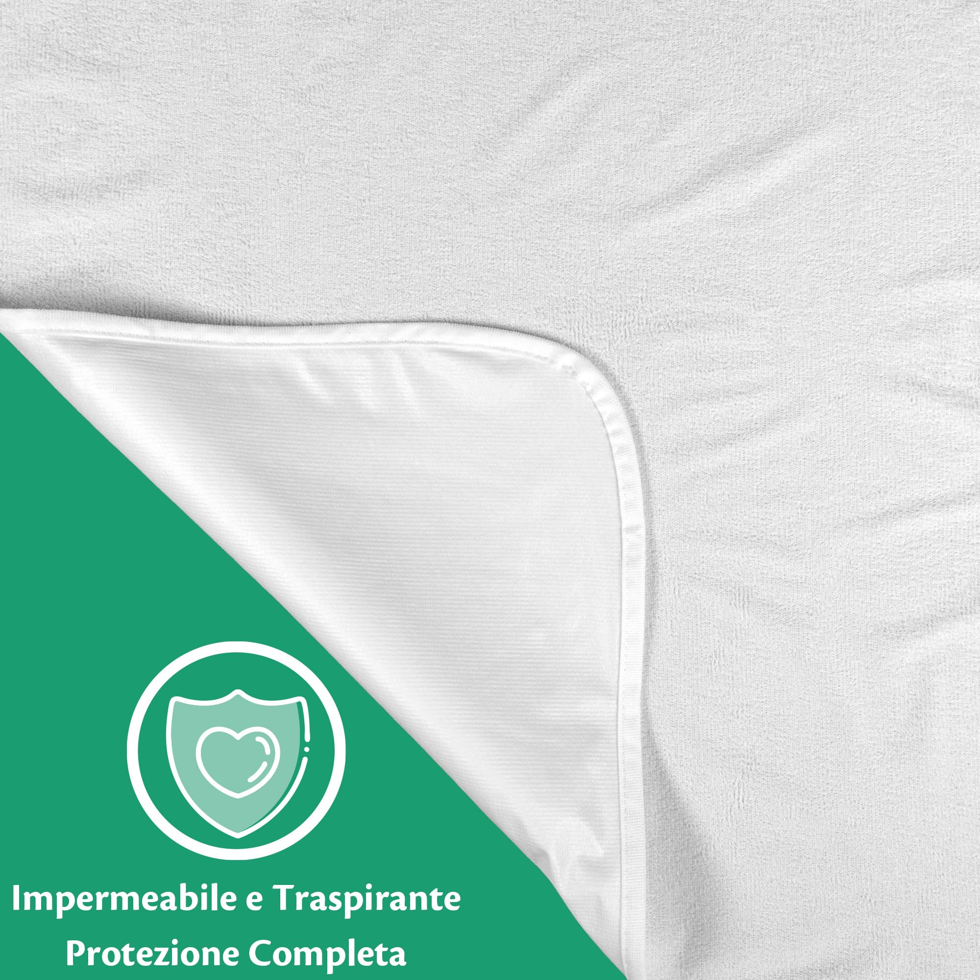 Traversa Letto Impermeabile Coprimaterasso 75x90 cm Cerata in Cotone Protezione Incontinenza Proteggi Materasso Culla Adatto per Anziani Bambini Neonati Adulti Animali Traspirante Lavabile