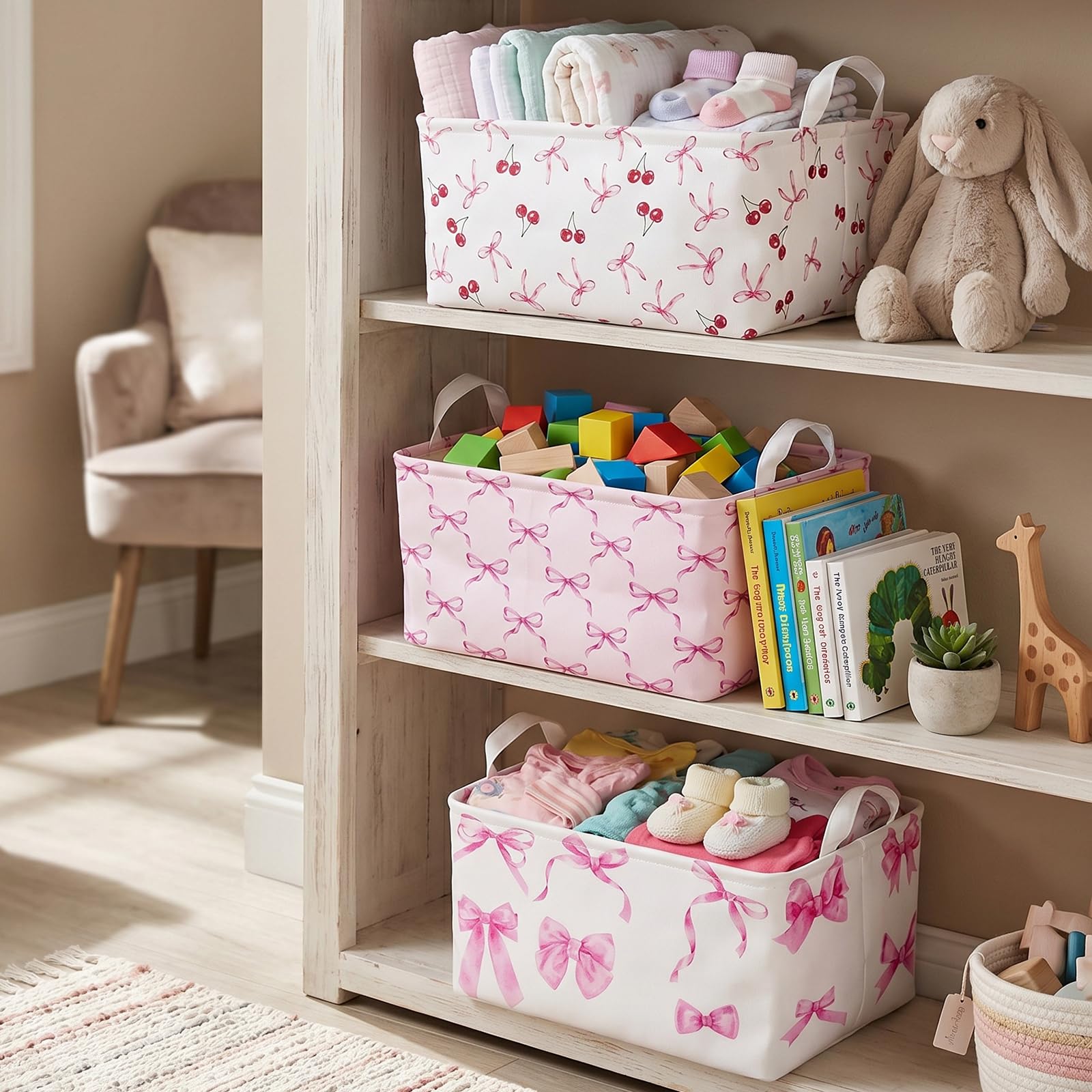 Paniers de rangement pour jouets et livres : rangez le désordre de la chambre