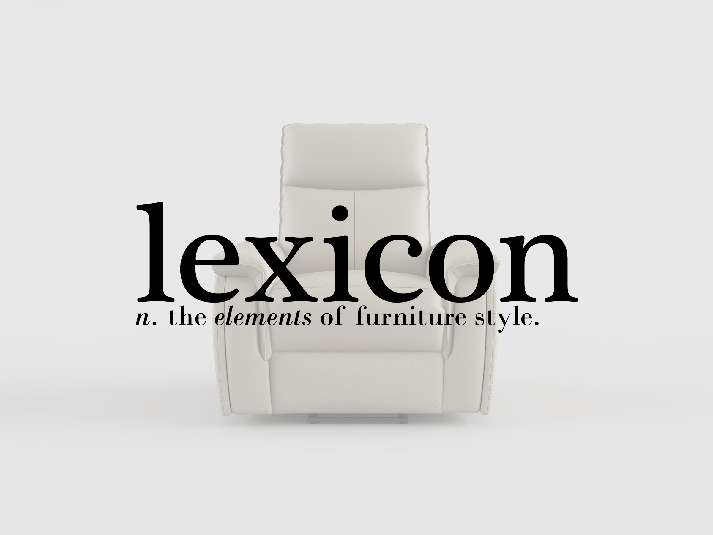 Sillón moderno reclinable piel Taupe miniatura 7