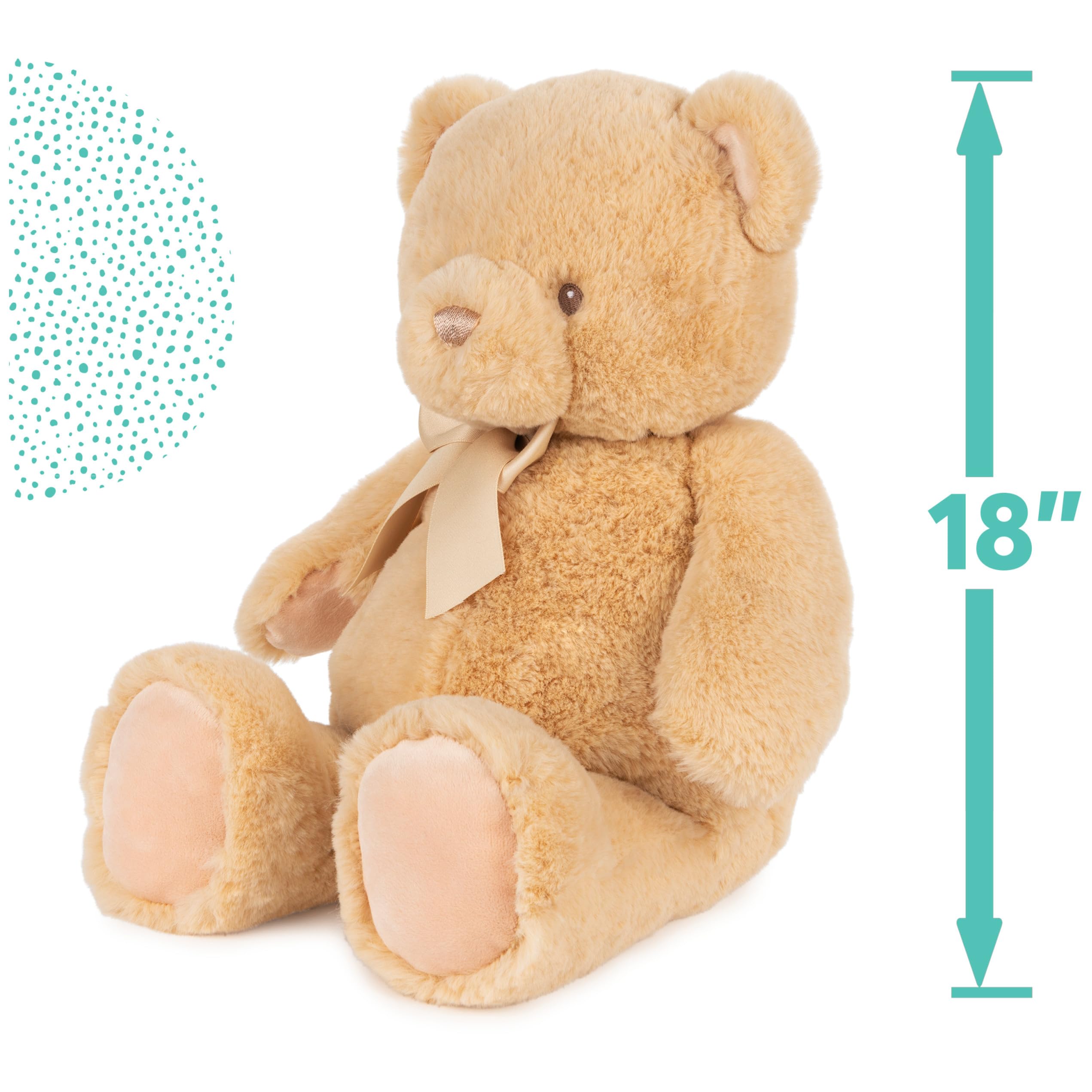 GUND Baby My First Friend Teddybär, Hellbraun, ultraweiches Tier-Plüschtier für Babys und Neugeborene