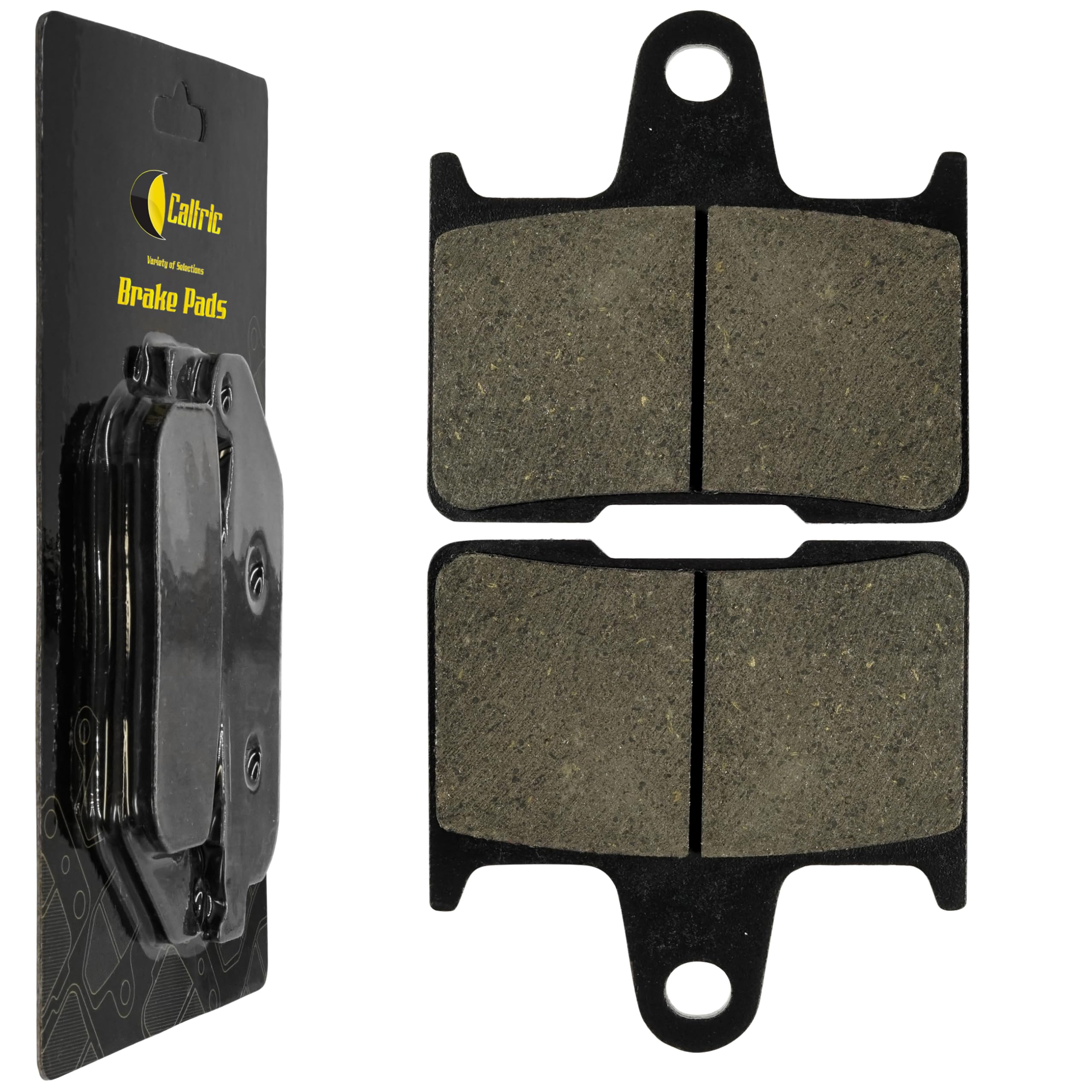 Caltric Rear Brake Pads compatible with Suzuki GSX-R1000 GSXR1000 2001 2002 2004 2005 2006
