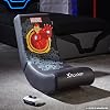 X-Rocker Official Marvel Iron man Video Rocker Gaming Chair for Juniors, Folding Rocking Seat Official Marvel Licensed Console Gaming Seat, Faux Leather Chair for Children Hero - Ironman Edition BLACK