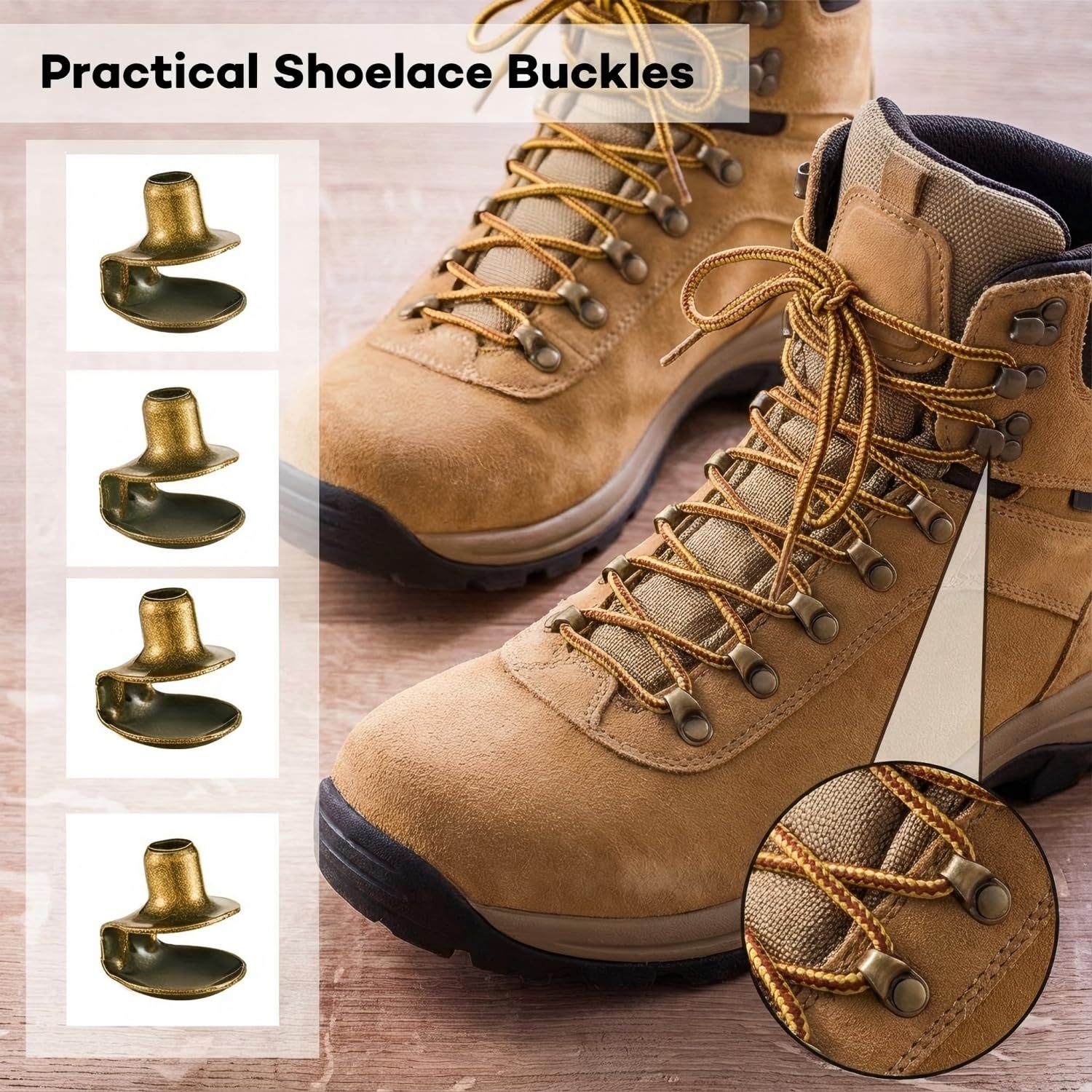 Amazon.com: Hotop 40 Sets Boots Hook Lace Buckles Speed Eyelets