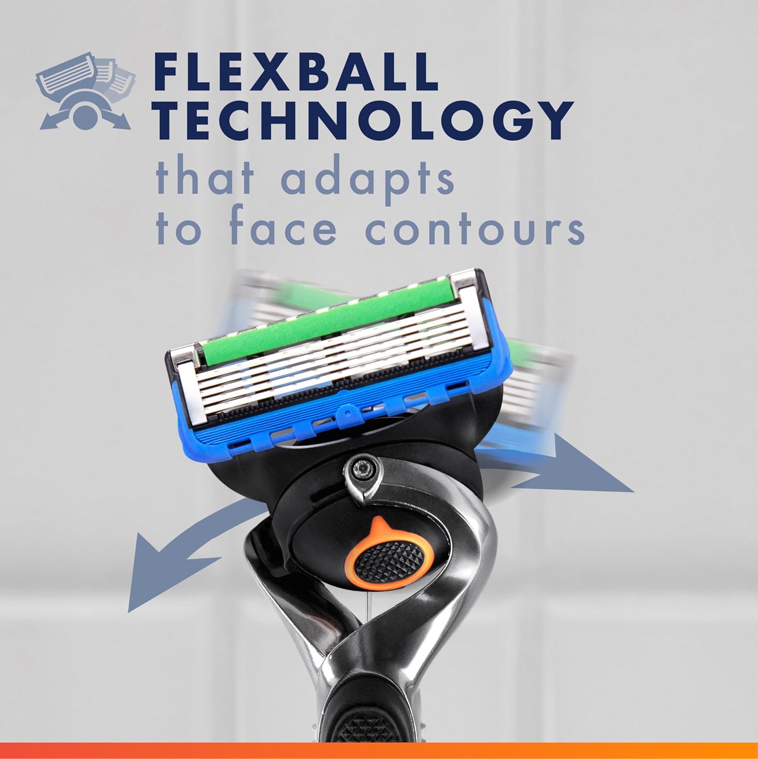 Gillette Fusion ProGlide Razor for Men, Handle + 4 Blade Refills, Plastic/Acrylic Handle - Image 6