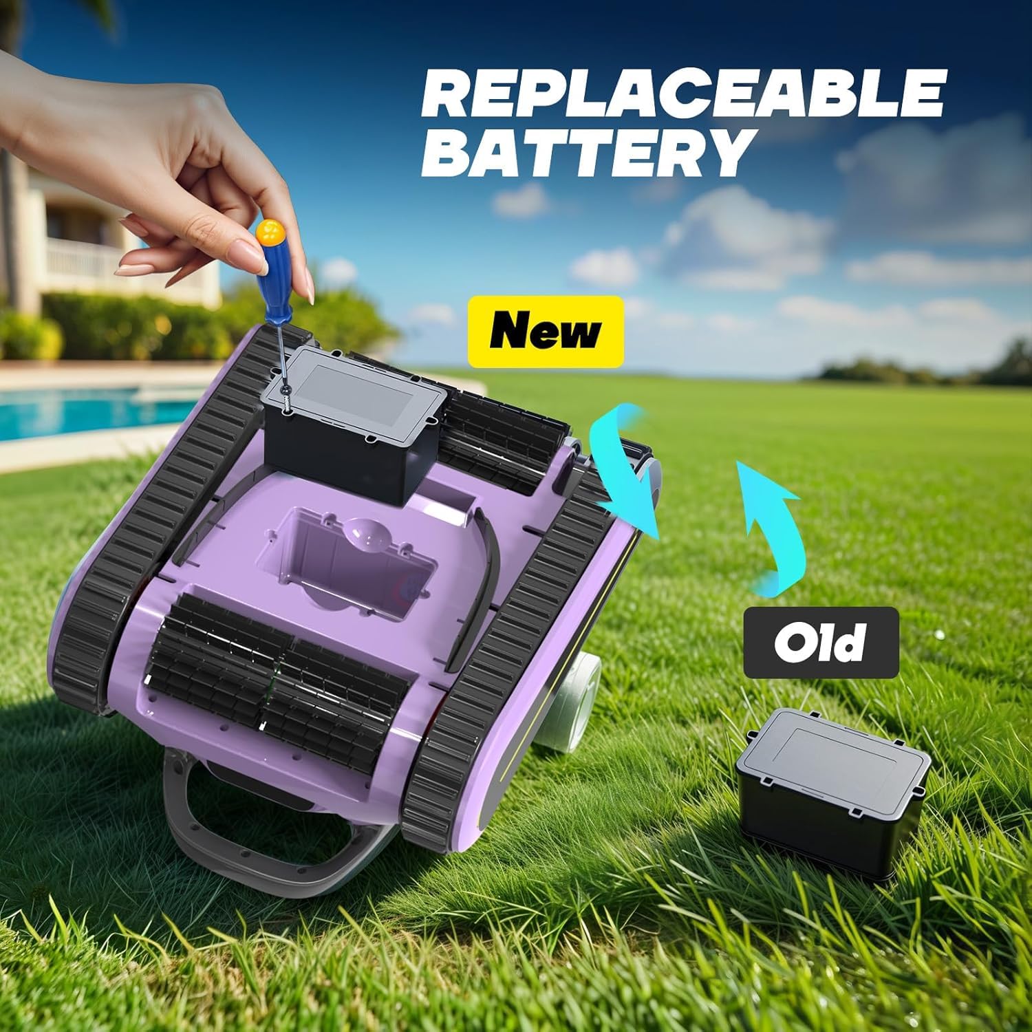 Snapklik.com : Robotic Pool Cleaner, Robotic Pool Vacuum
