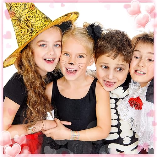 Miniatura 6 de Cunno 100 pulseras de la amistad, pulseras de deseos a granel, pulsera de corazón de cuerda ajustable, pulsera de estrella, regalos motivacionales