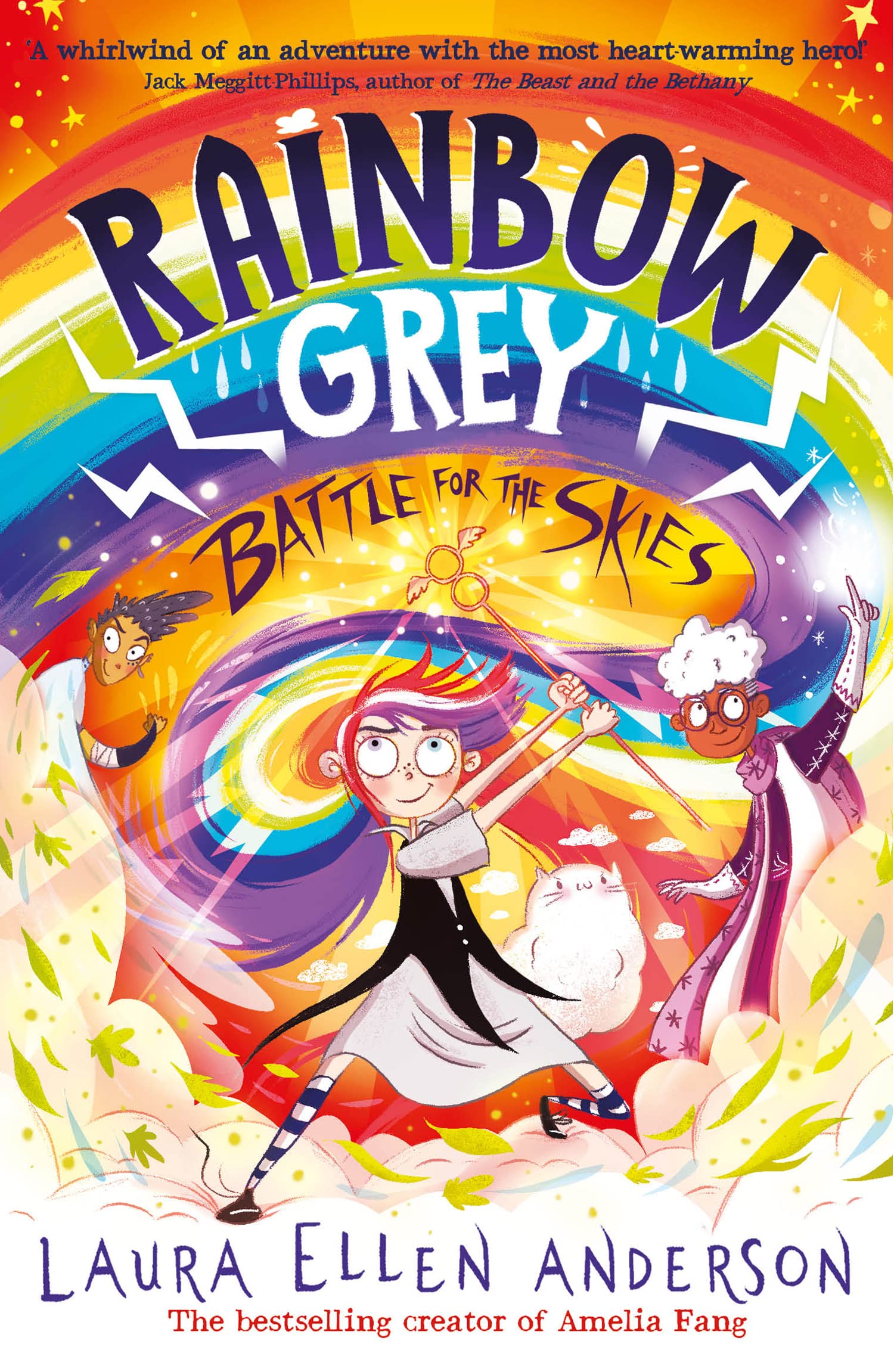 Rainbow Grey: Battle for the Skies: New for 2023, an exciting, magical illustrated story for young readers and the conclusion to the series from the ... author of Amelia Fang! (Rainbow Grey Series) Paperback – 2 Feb. 2023