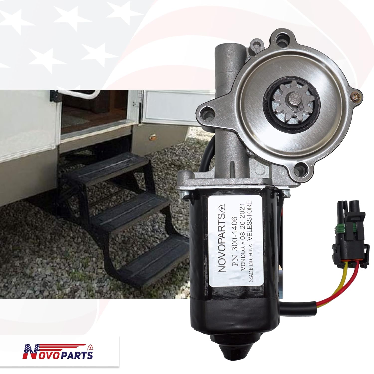 Steps & Ladders RV Parts & Accessories NOVOPARTS 3001406 RV Entry Step