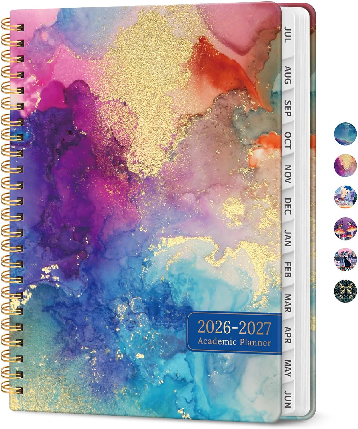 Taja Planner 2026-2027, Jul 2026-Jun 2027 Monthly & Weekly Calendar Planner