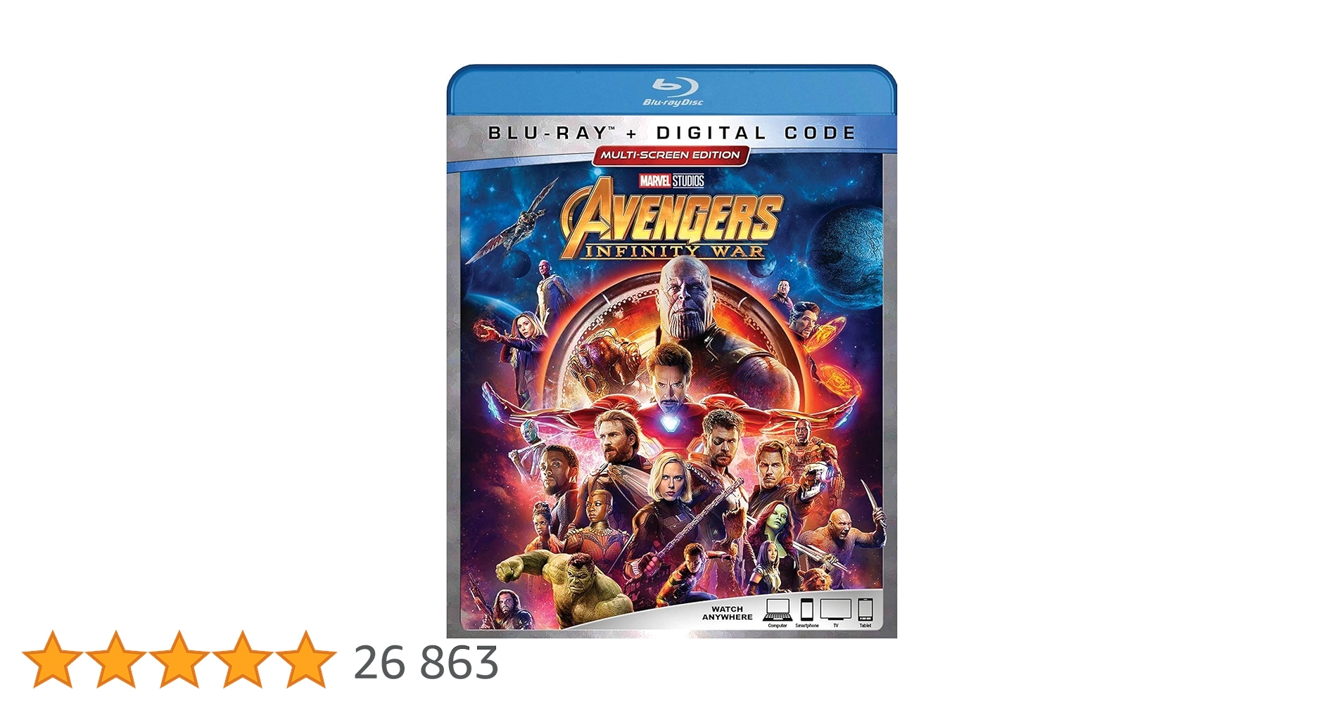 Marvel’s Avengers： Infinity War Avengers Infinity War Blu-ray 4K : Amazon.pl