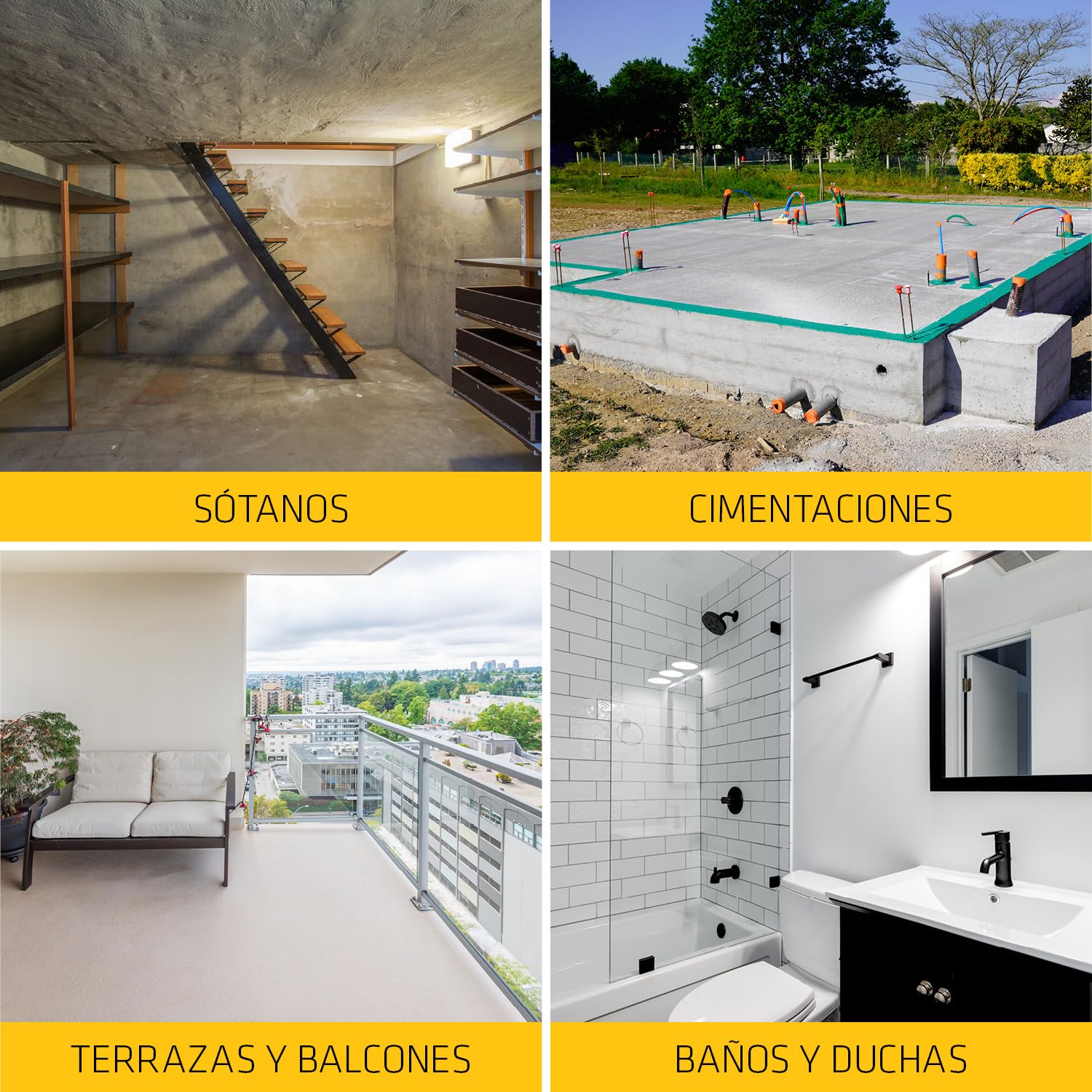 SIKA - Mortero reforzado - Sikalastic 1K blanco - Impermeabilización y protección del hormigón - Baños, duchas y piscinas - Puentea fisuras - 20 kg