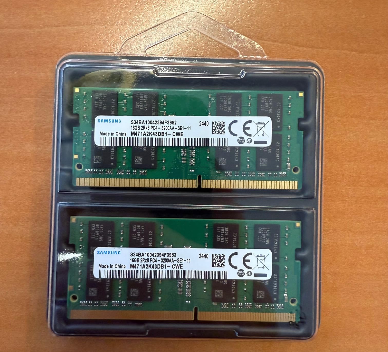 Samsung M471A2K43DB1-CWE 2 x 16GB DDR4 3200MHz SODIMM RAM Kit