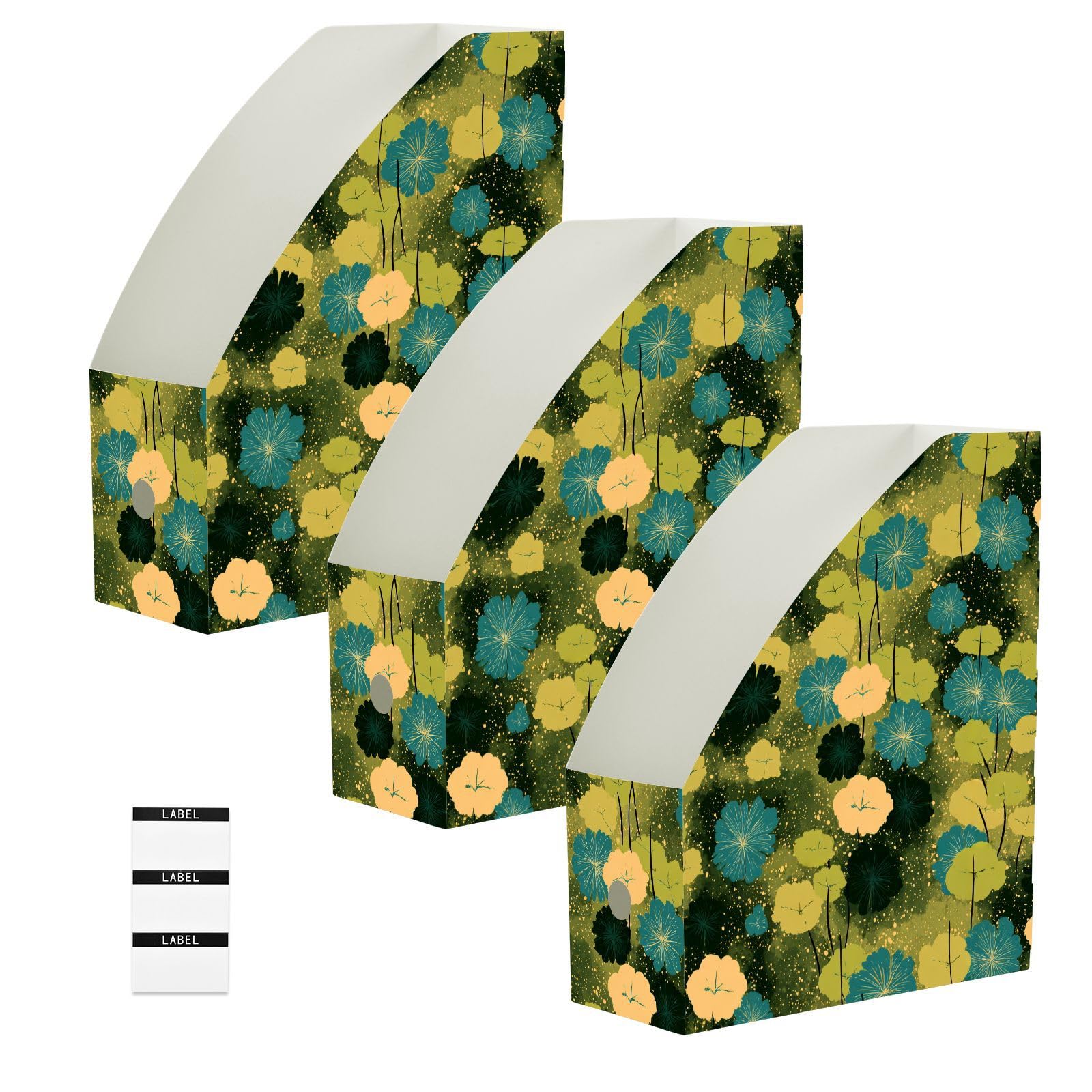 Boîtes de rangement pliables de bureau style rétro lot haut de gamme pour papiers importants