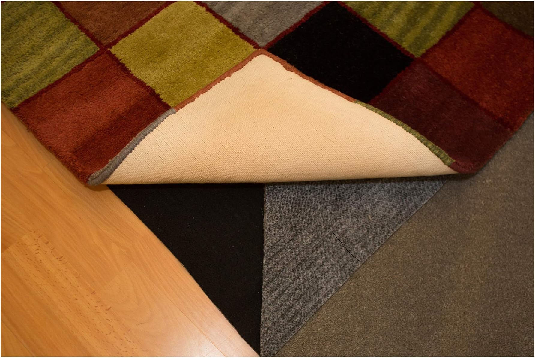 Premium ALL-Surface Anti Slip Anti Skid Gripper Rug & Mat Underlay for all floor types - 92 x 150cm