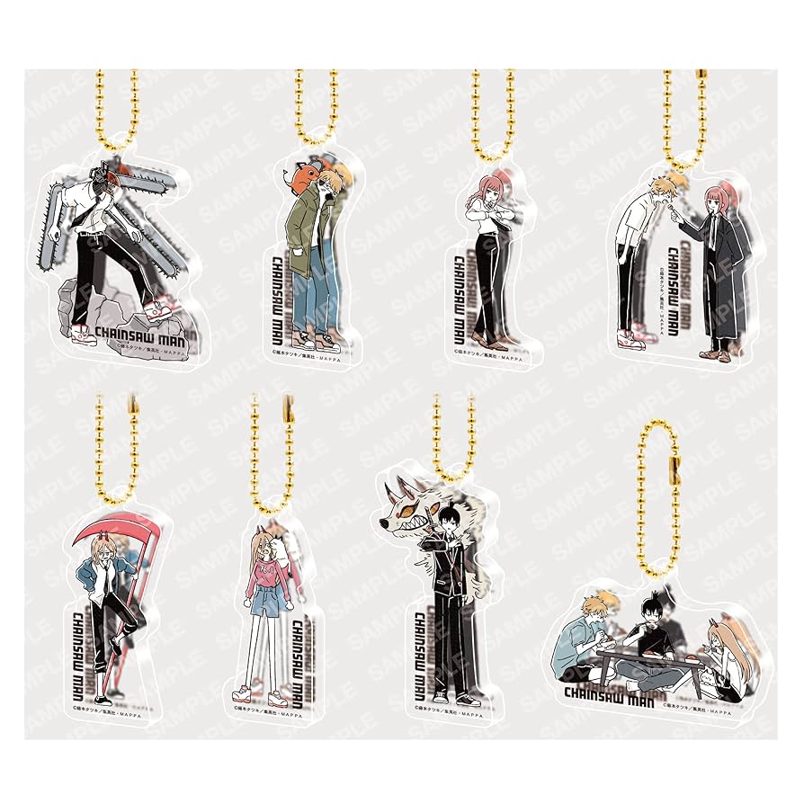チェンソーマン アクリルキーホルダー コレクション コンプセット 全10種 チェンソーマン』まるっとスタンドキーホルダー 全10種 BOX