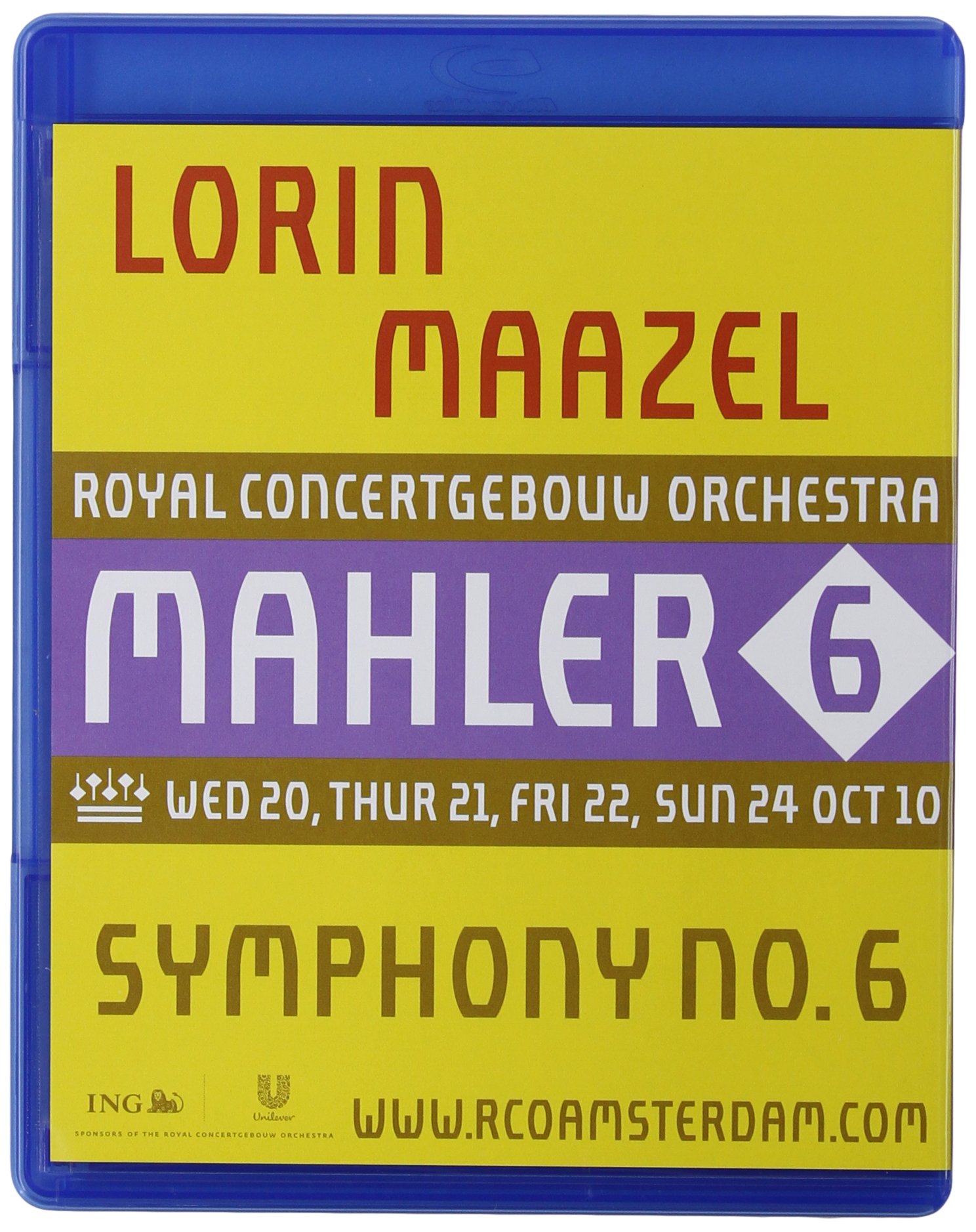 Gustav Mahler - Royal Concertgebouw Orchester [Blu-ray]