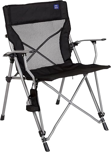 MACSPORTS Silla de tensión de brazo duro, color negro