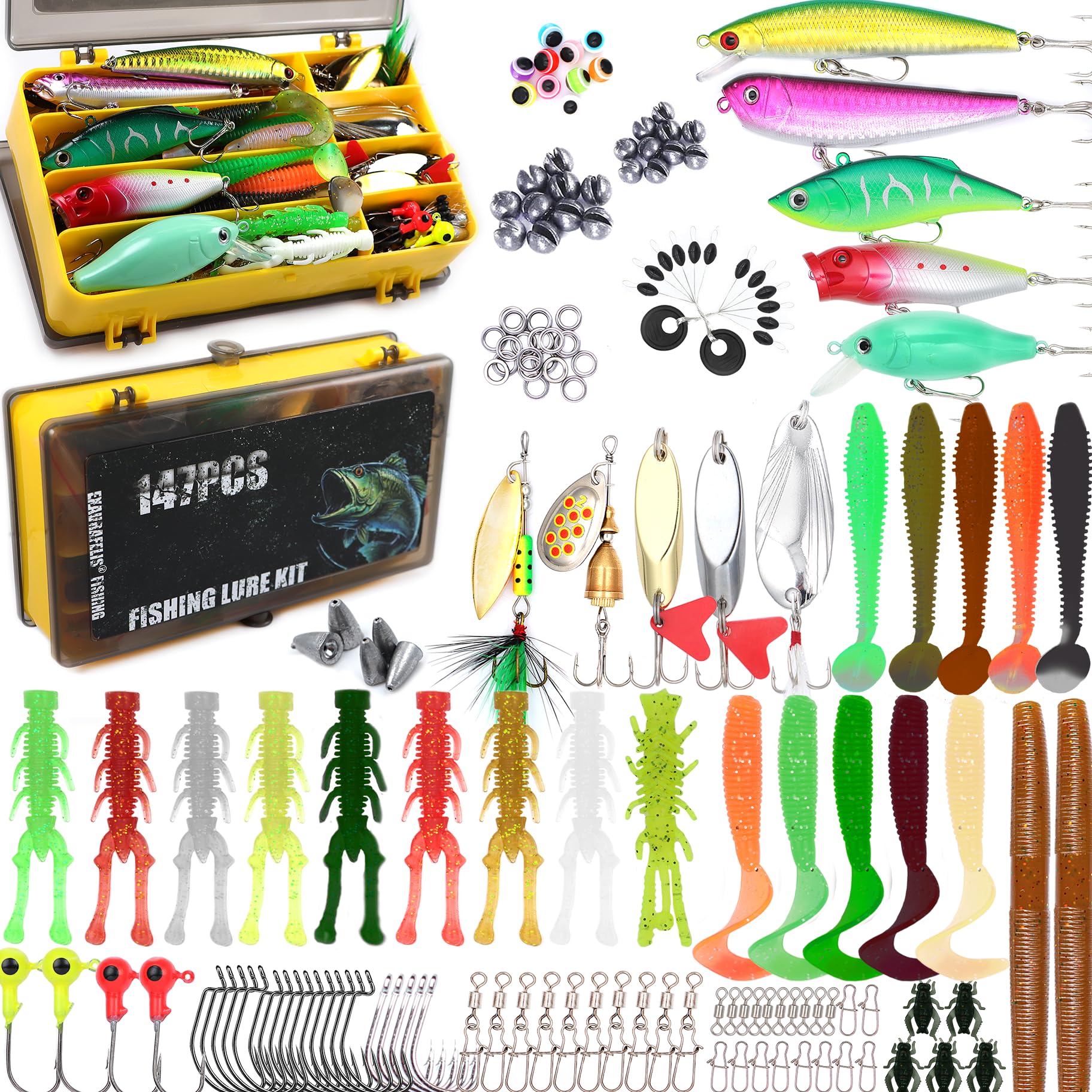 Amazon.com : 𝗘𝗫𝗔𝗨𝗥𝗔𝗙𝗘𝗟𝗜𝗦 Fishing Gear Fishing