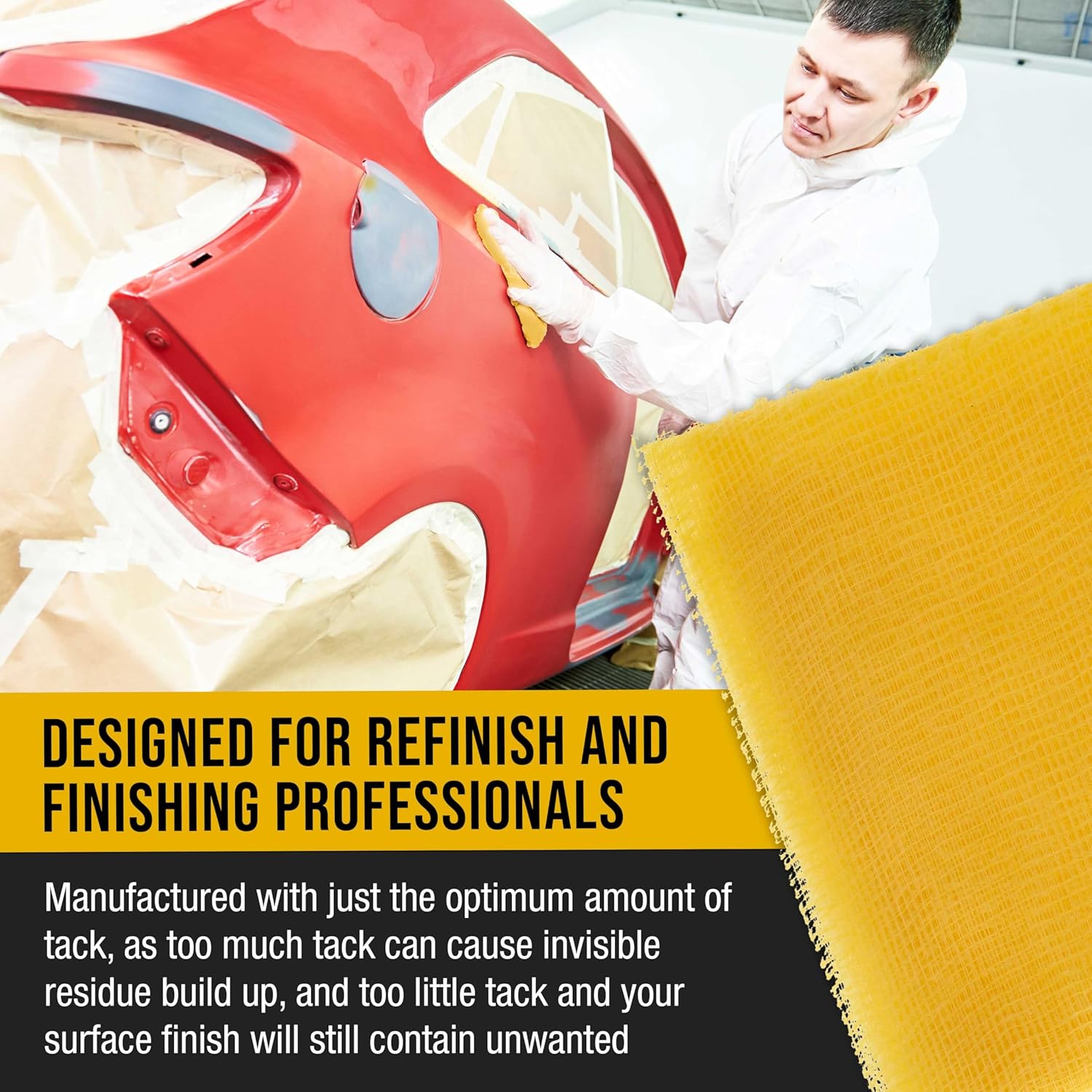 Dura-Gold - Pure Gold Superior Tack Cloth (Pack of 36), Woodworking, Automotive Paint, Tack Cloth Autobody Painting, Painters Cloths, Dust Rags, Stain Rags, Wood Staining Pads, Tac Cloths, Tacky Towel