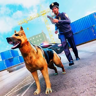 Perseguição moderna da perseguição do pirata do cão da polícia Simulator 3D: Perseguição criminosa do crime do gangster nos jogos da missão da aventura da sobrevivência da fuga dos piratas livra para miúdos 2018
