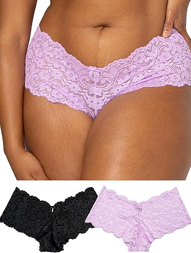 Smart & Sexy Llustrious Lace Cheeky Boyleg para mujer