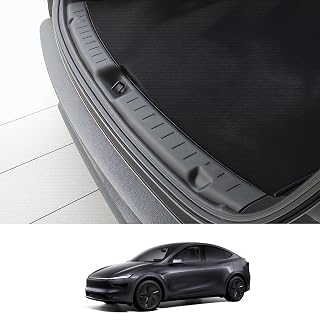 Rear Bumper Guard for Tesla Model Y Juniper 2025 2026 Accessories Rear Trunk Bumper Guard Sill Cover Protector TPE Material - Amazon product rated Grade A