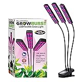BellHowell Growburst 24 Indoor Plant Growing Lamp with 8 Brightness Settings, 3 Light Modes Including Full Spectrum UV Light As Seen On TV